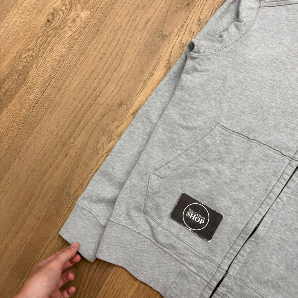 Stone Island Zipped hooded sweat - L