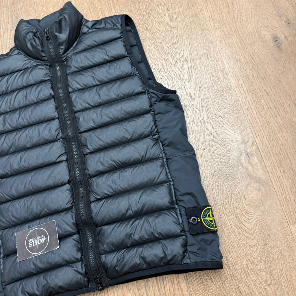 Stone Island Loom woven chambers R-nylon down-tc gilet - S