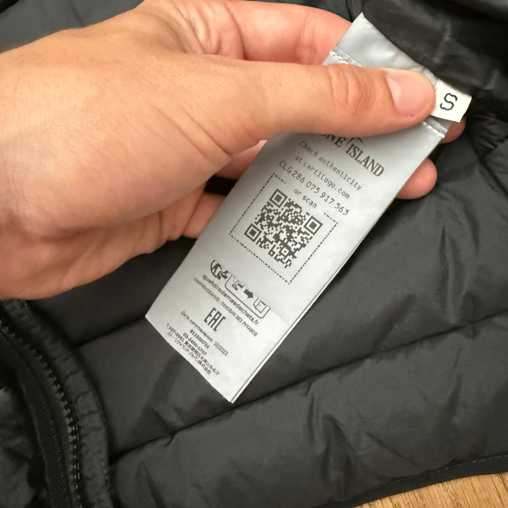 Stone Island Loom woven chambers R-nylon down-tc gilet - S