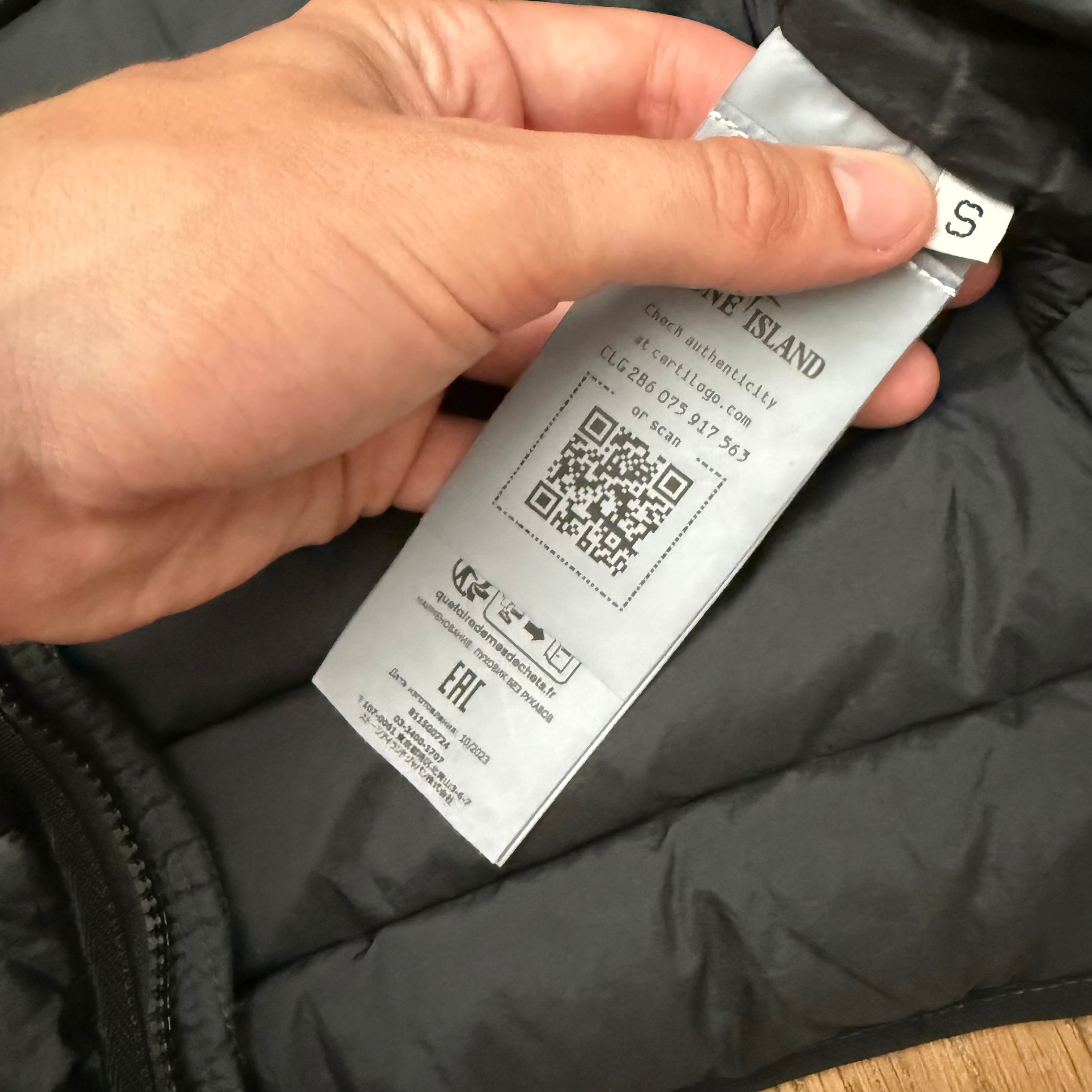 Stone Island Loom woven chambers R-nylon down-tc gilet - S