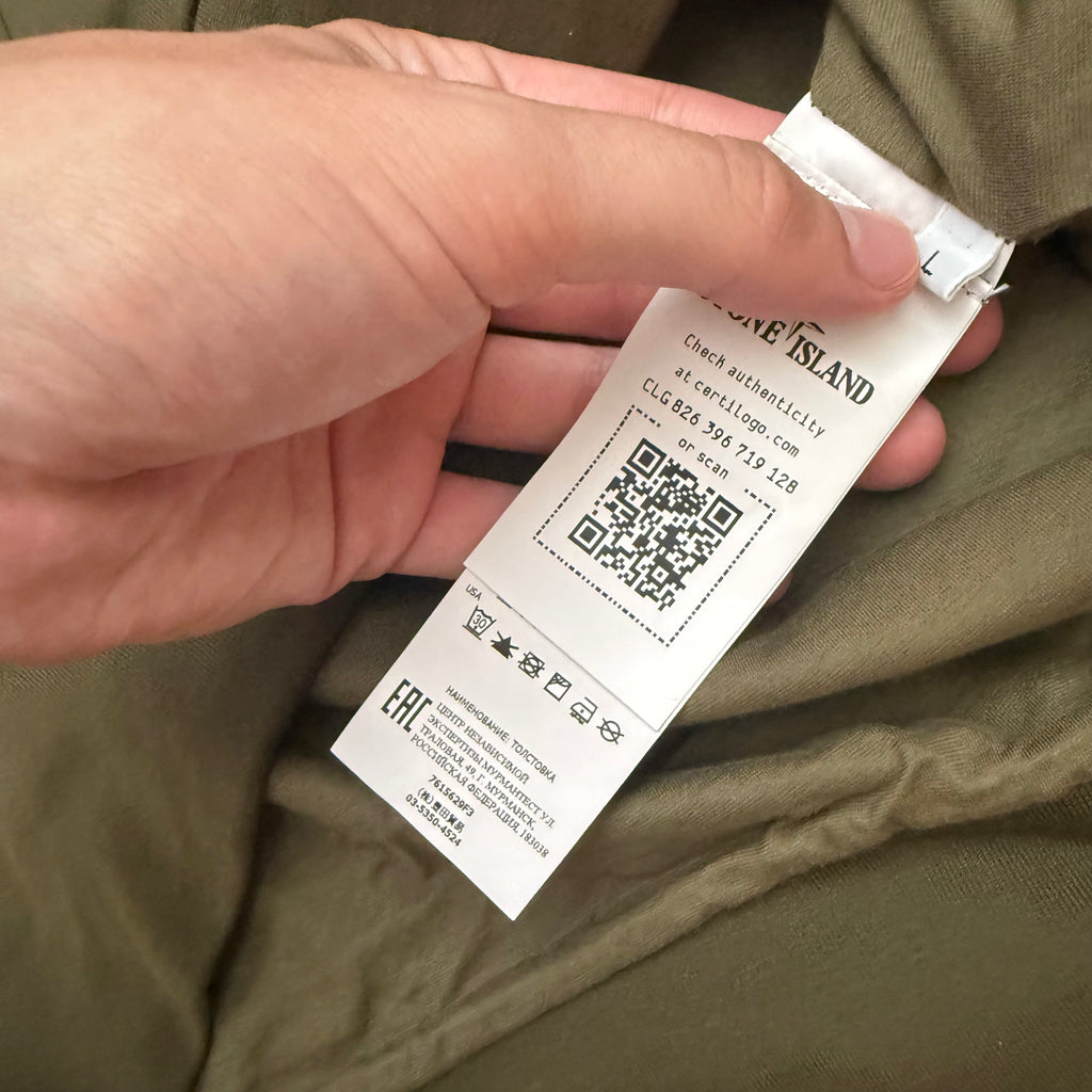 Stone Island 1/4 ghost zipped sweat - L