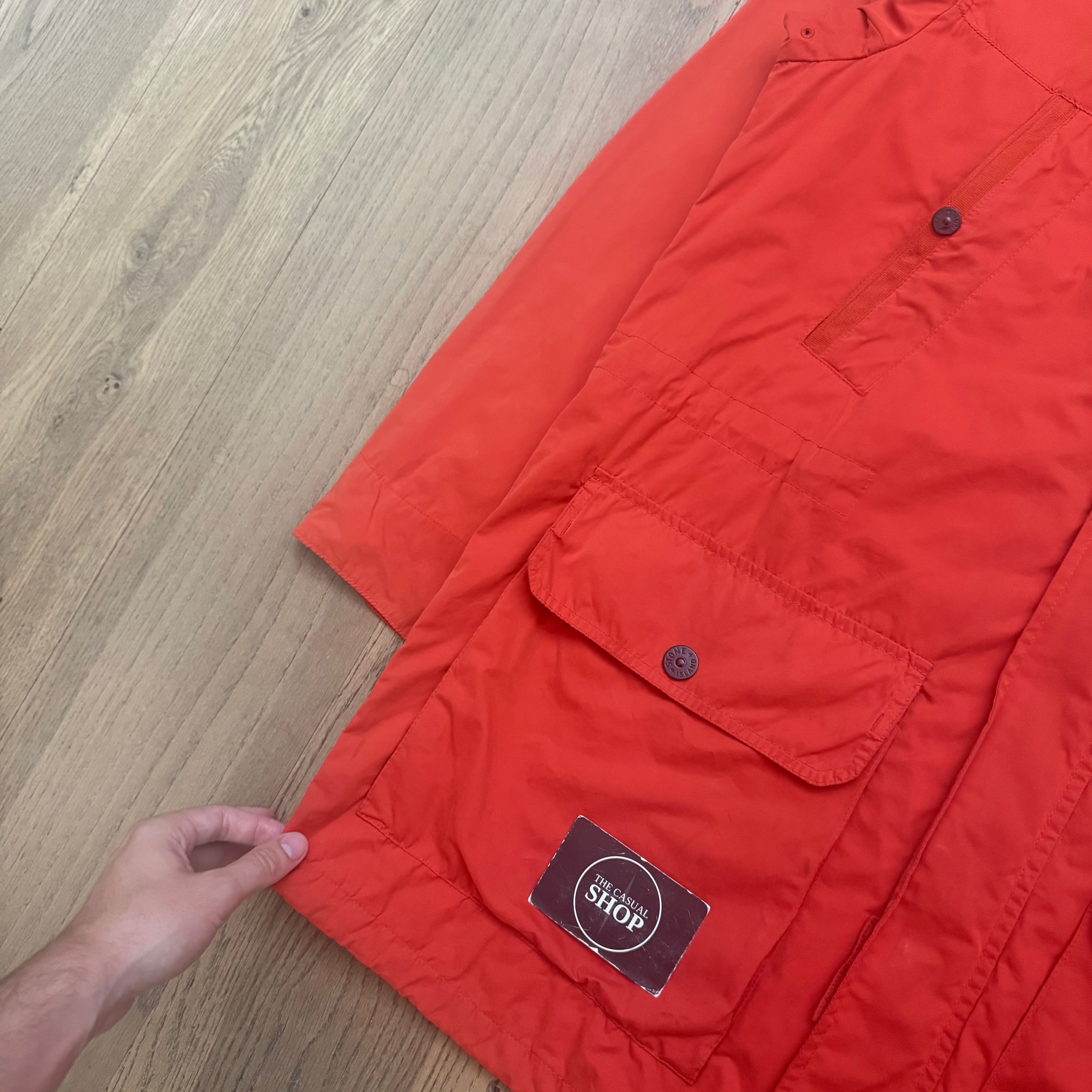 Stone Island David light-OVD mid length parka jacket - XL