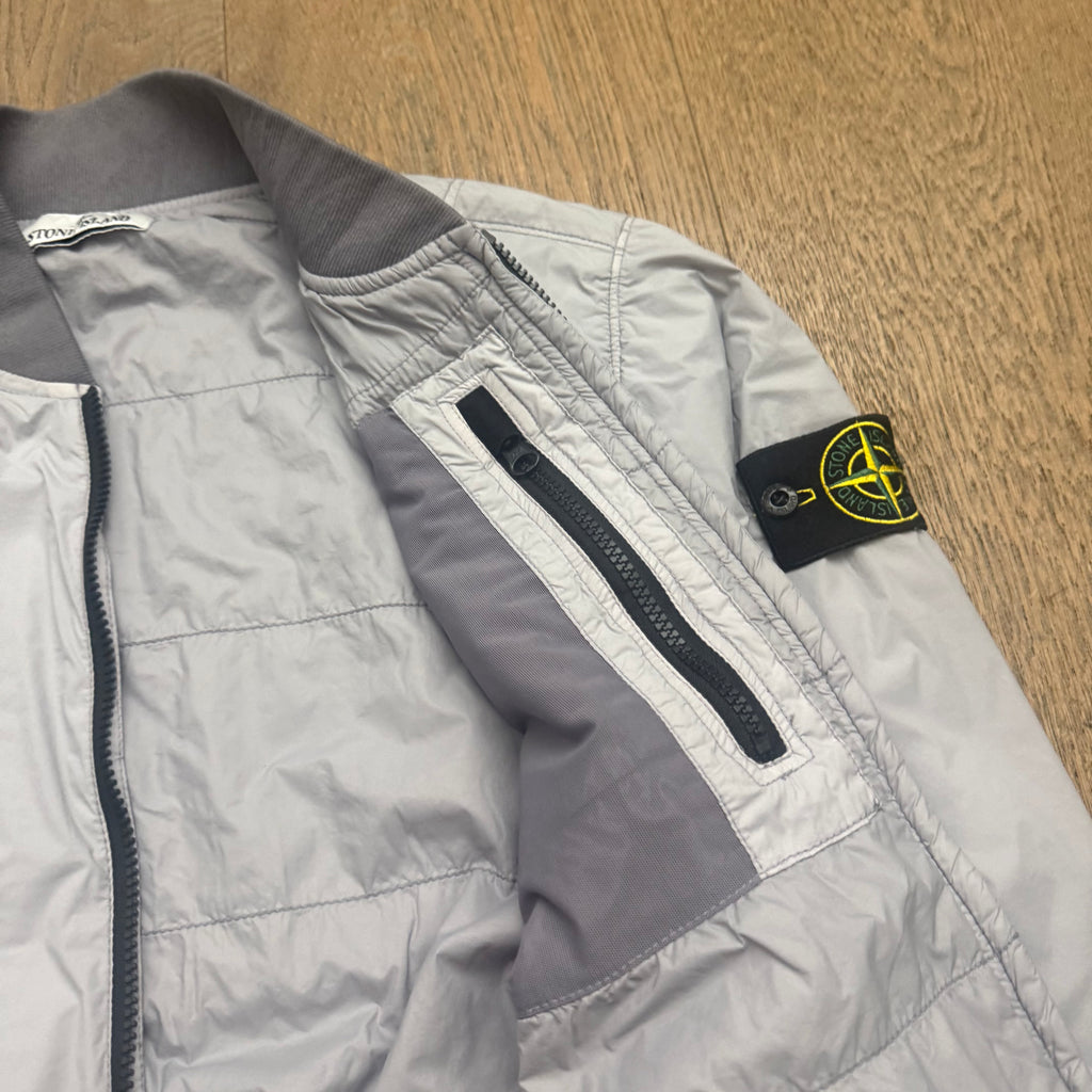 Stone Island Skin touch nylon-tc primaloft bomber jacket - S