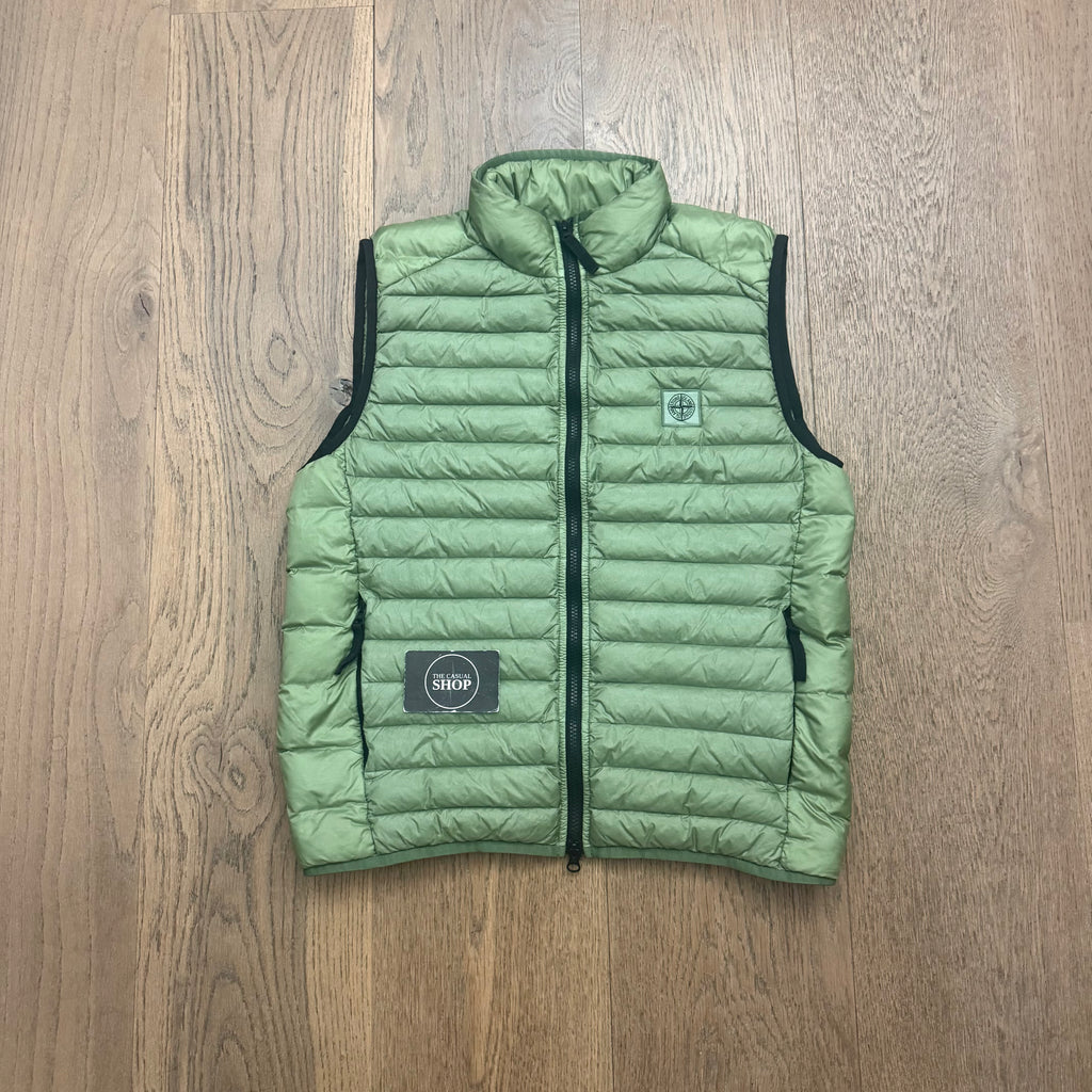 Stone Island Loom woven chambers R-nylon down-tc gilet - S