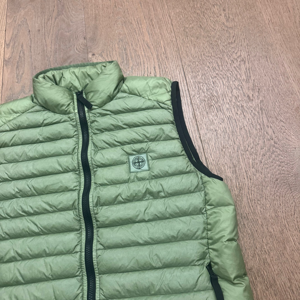 Stone Island Loom woven chambers R-nylon down-tc gilet - S