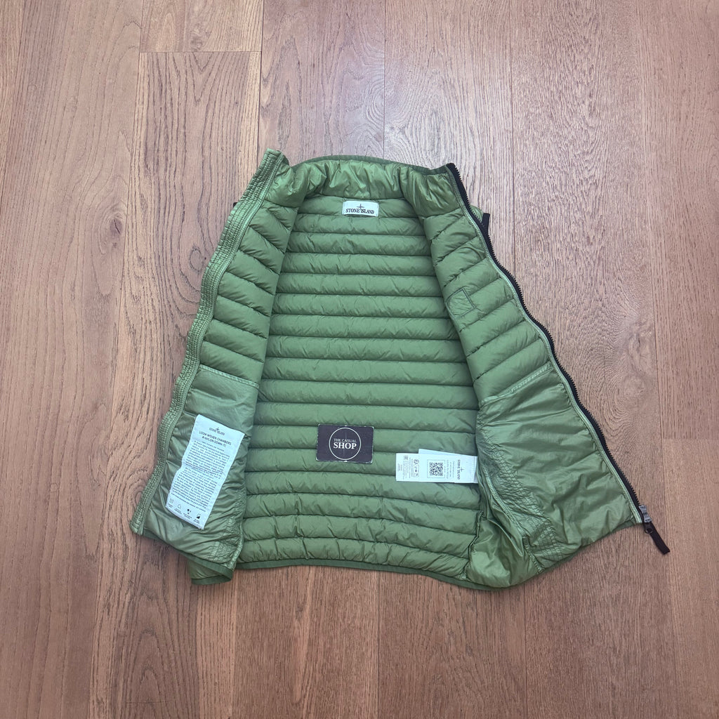Stone Island Loom woven chambers R-nylon down-tc gilet - S