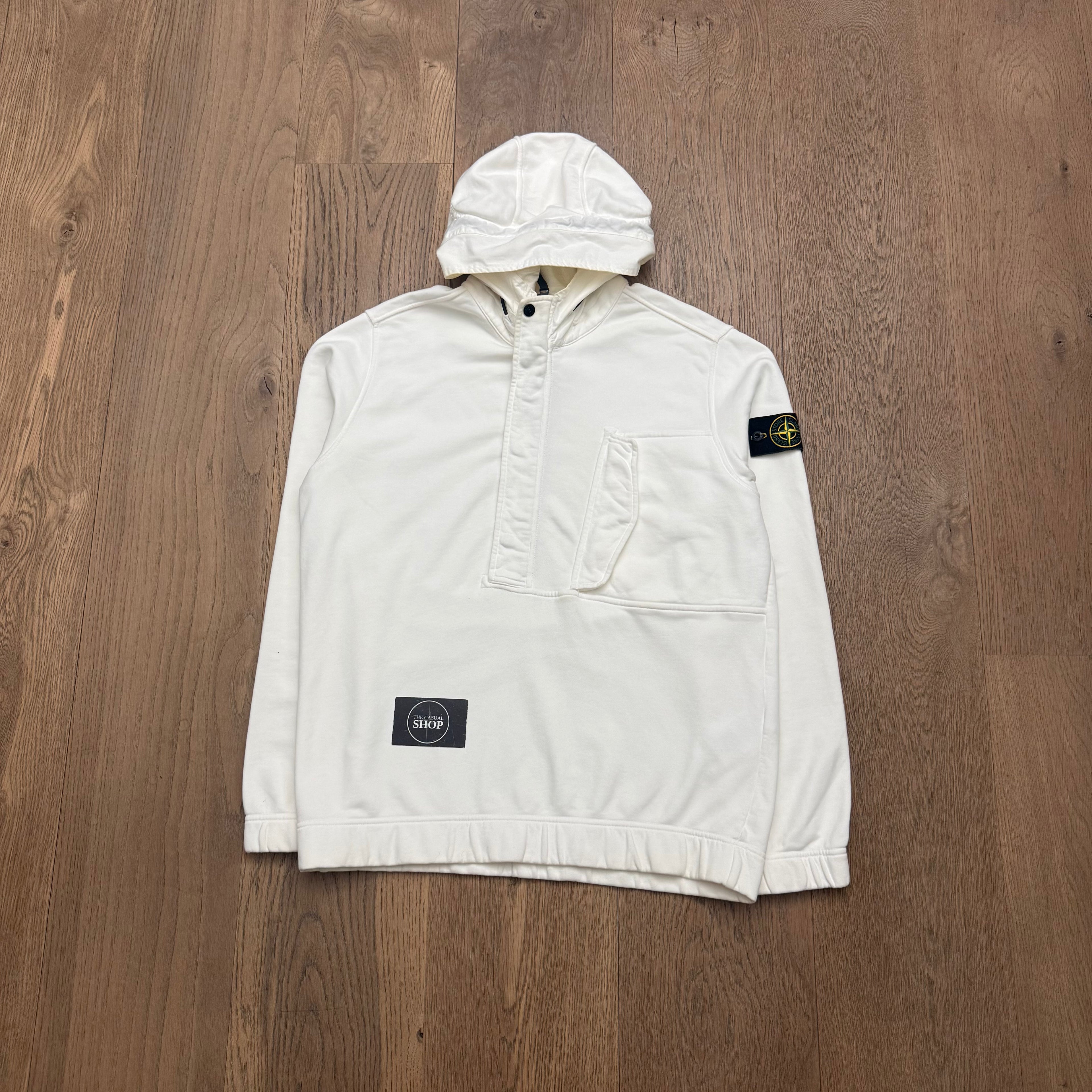 Stone Island 1/4 zipped hoodie - L