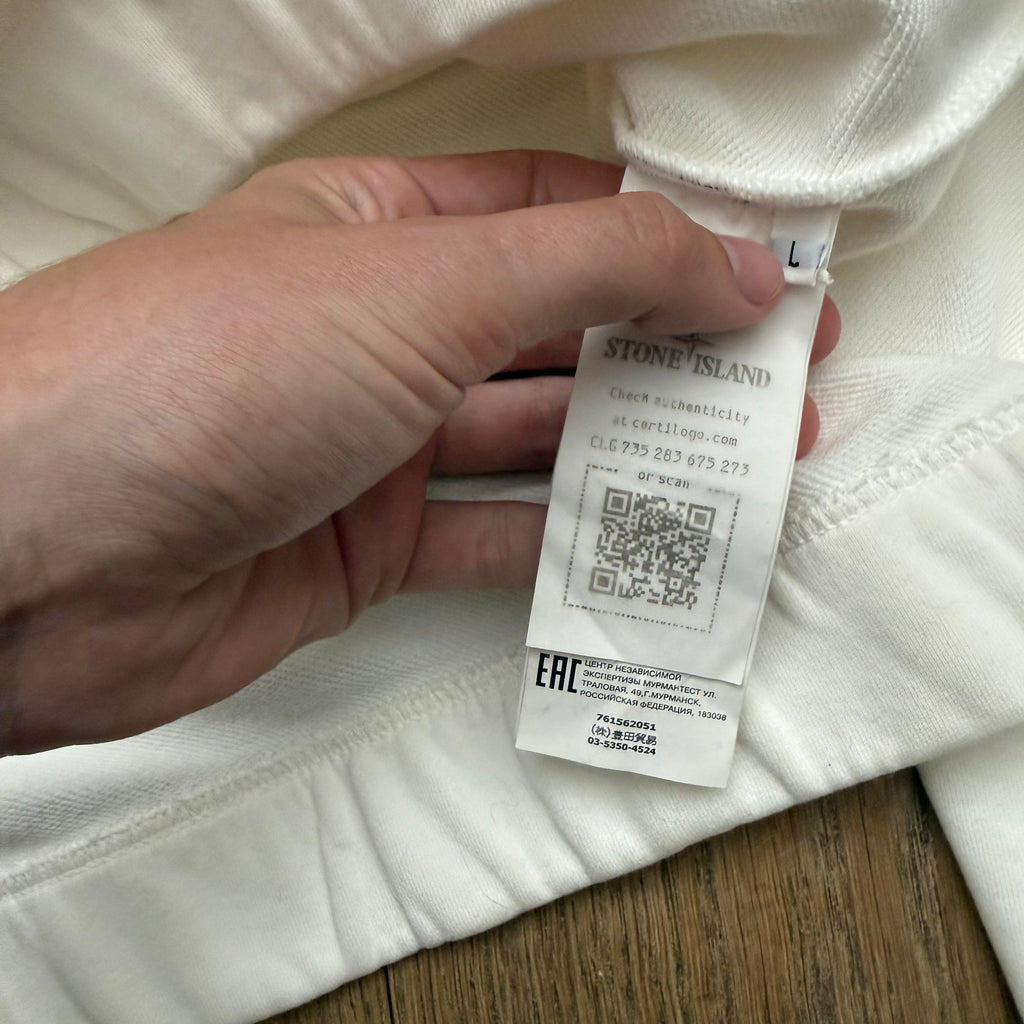 Stone Island 1/4 zipped hoodie - L