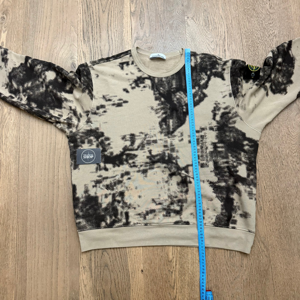 Stone Island Earth mapping camo sweat - XL