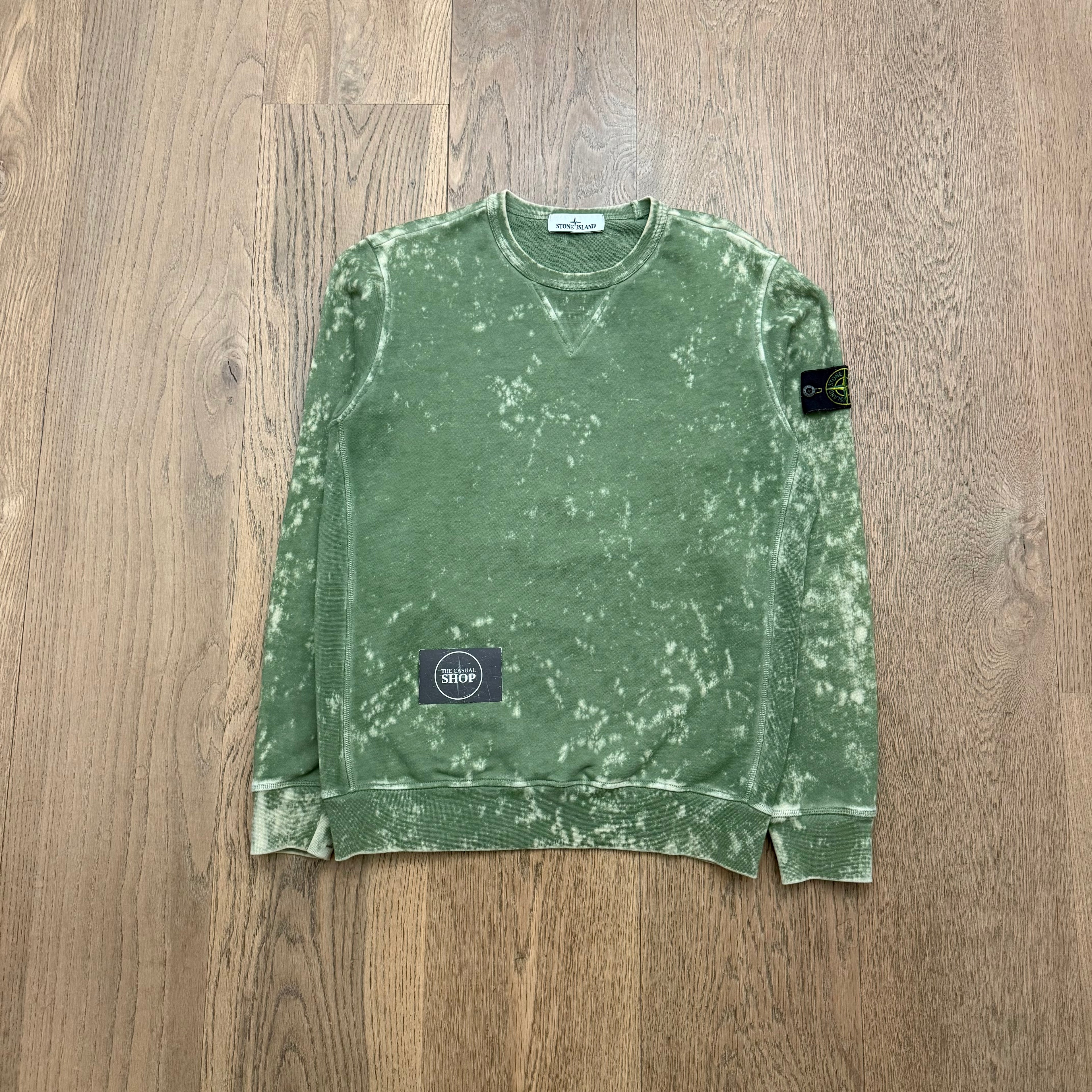 Stone Island Off-dyed treatment sweat - S