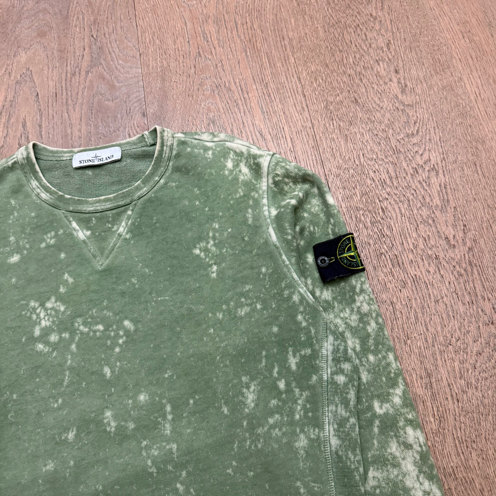 Stone Island Off-dyed treatment sweat - S