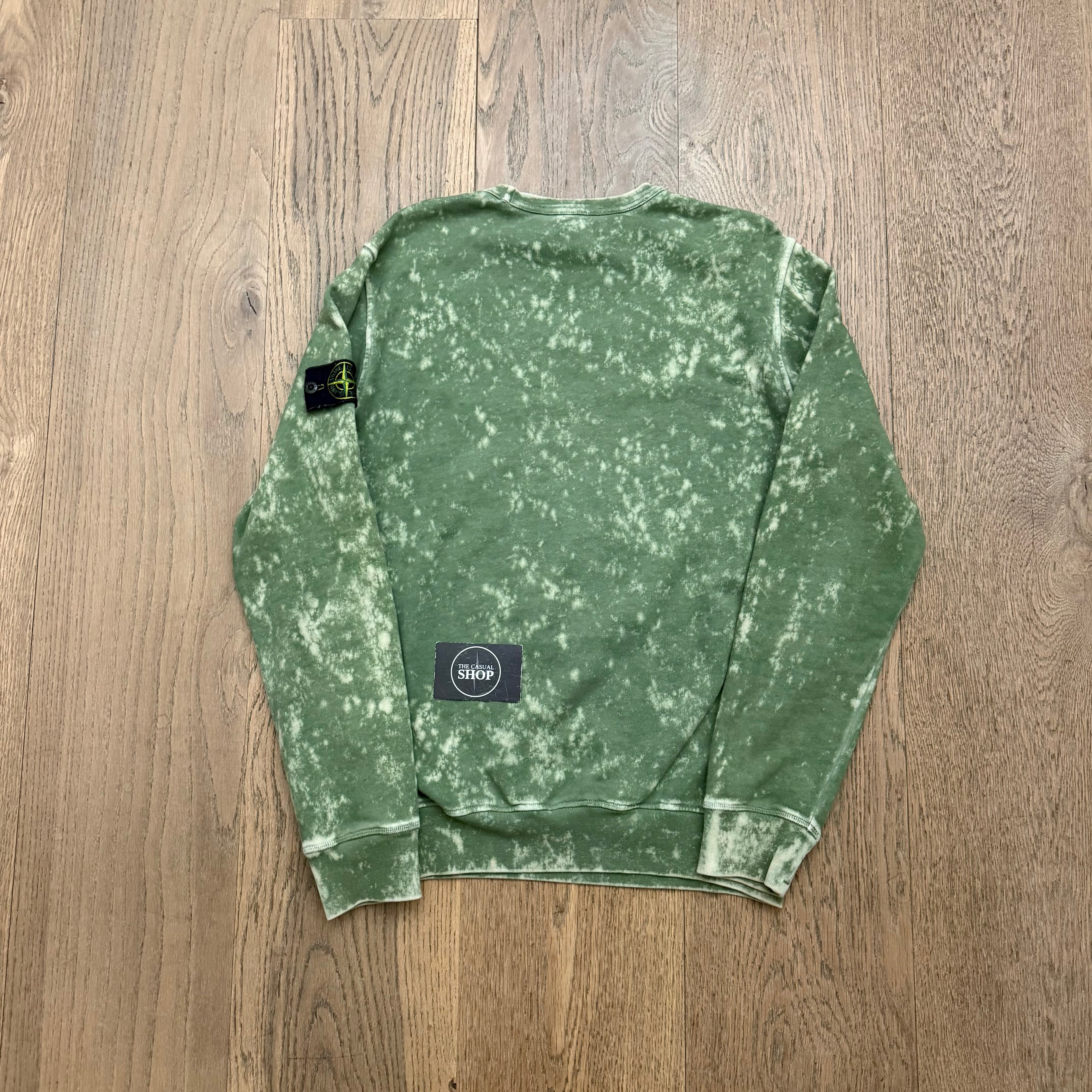 Stone Island Off-dyed treatment sweat - S