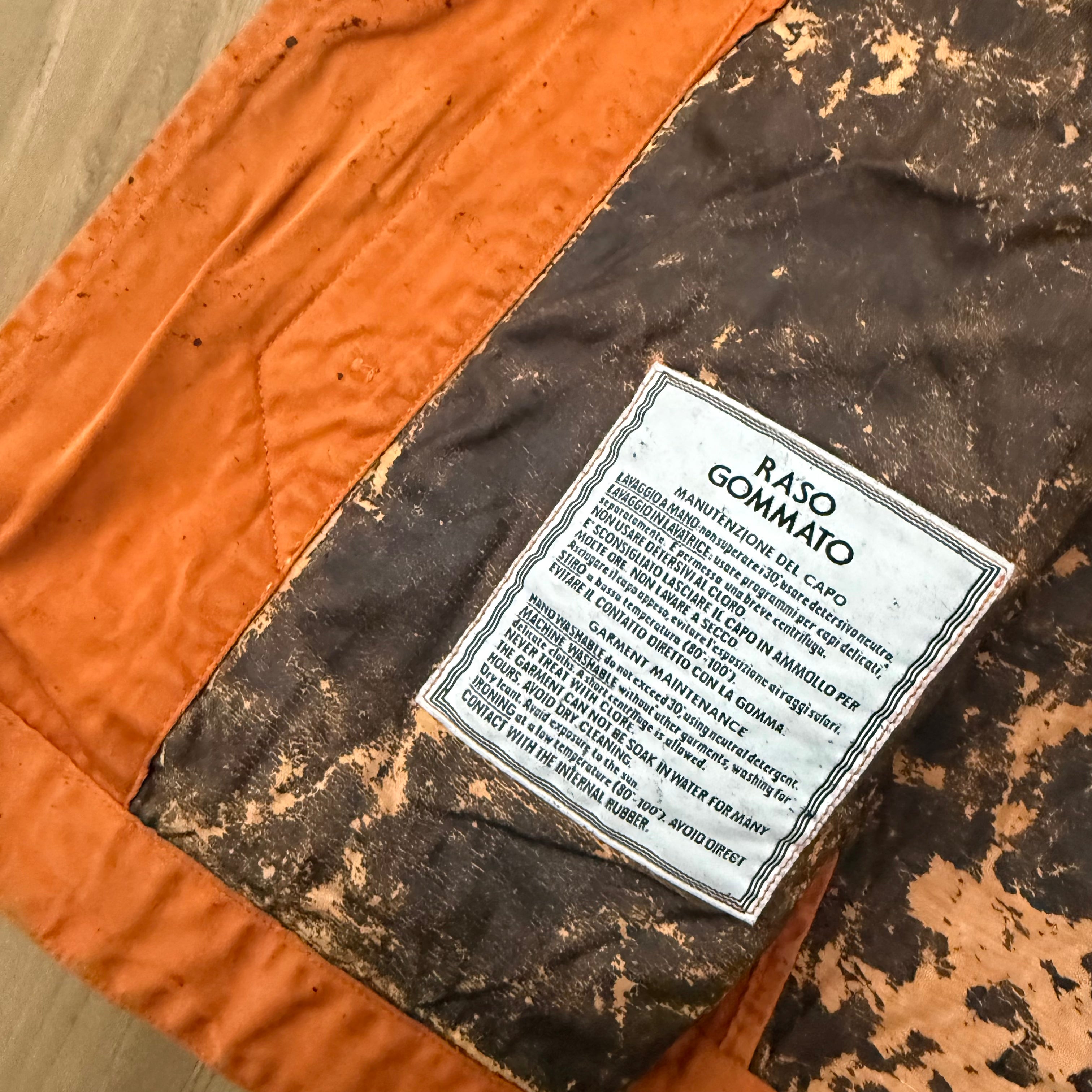 Stone Island raso gommata jacket - S