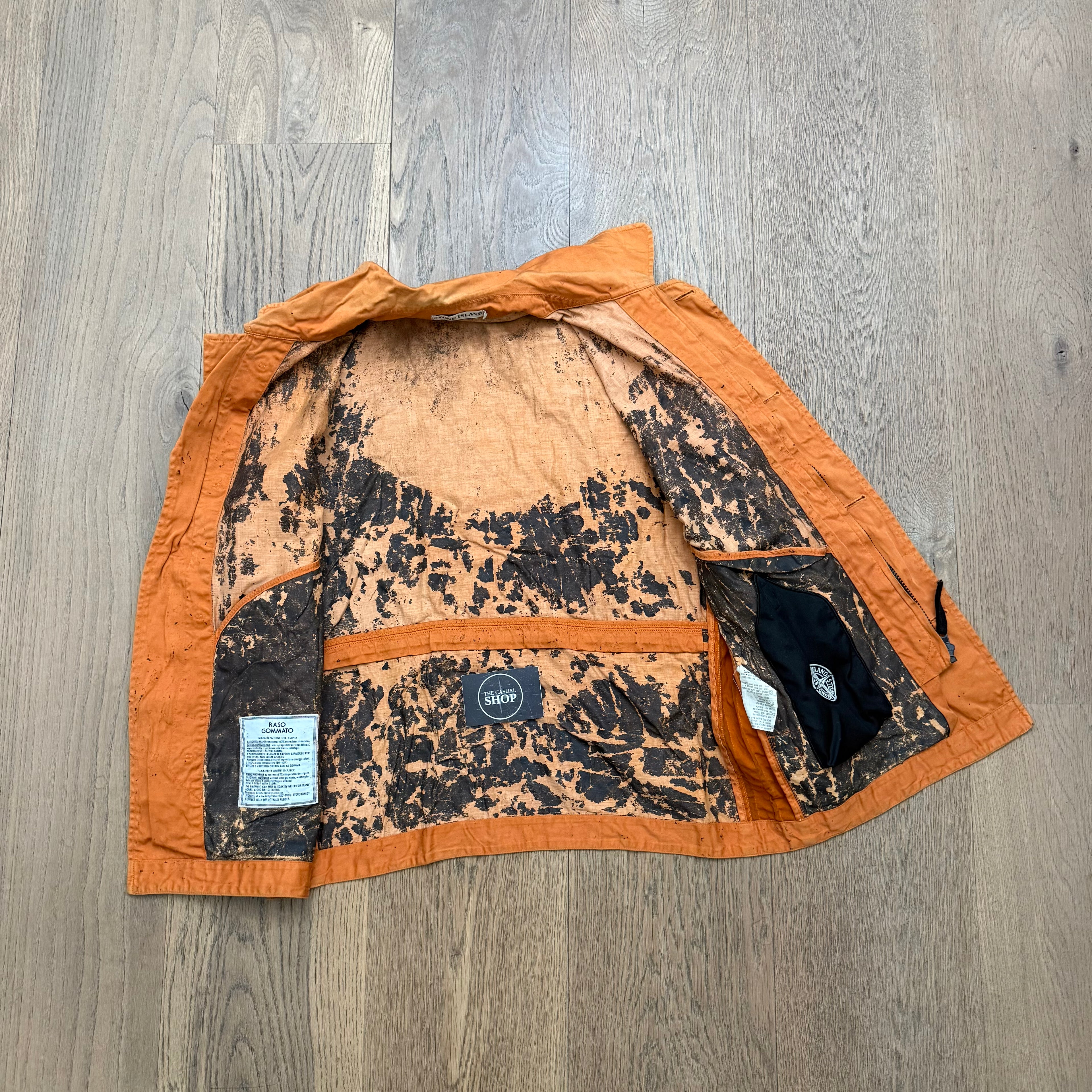 Stone Island raso gommata jacket - S