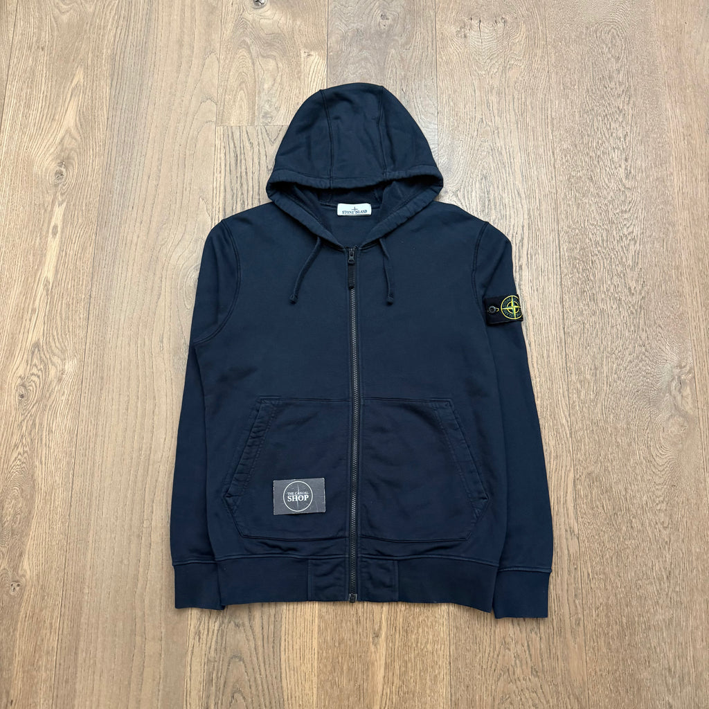 Stone Island Zipped hooded sweat - L