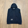 Stone Island Zipped hooded sweat - L