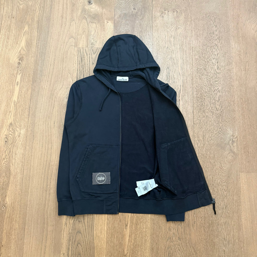 Stone Island Zipped hooded sweat - L