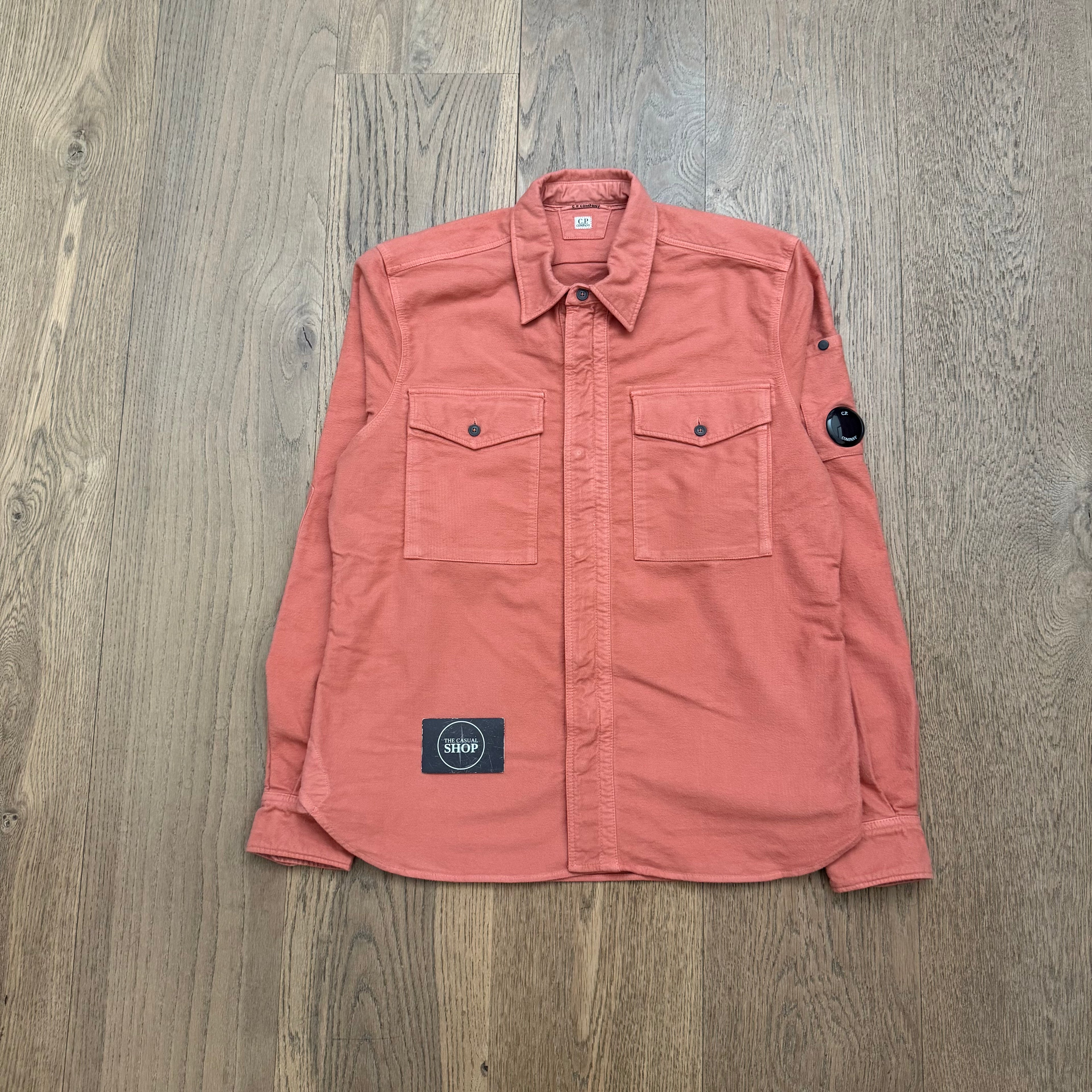CP Company Zipped suede lens overshirt - M