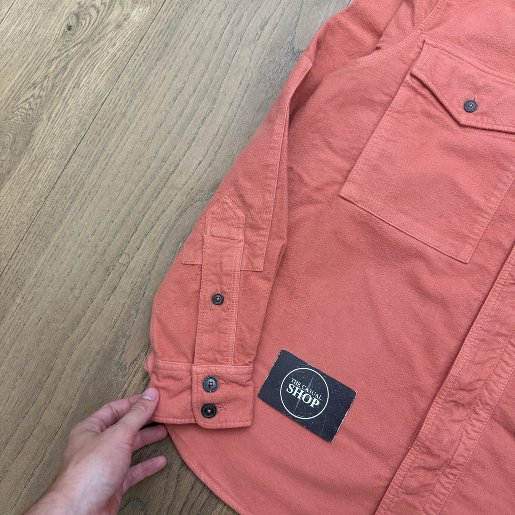 CP Company Zipped suede lens overshirt - M