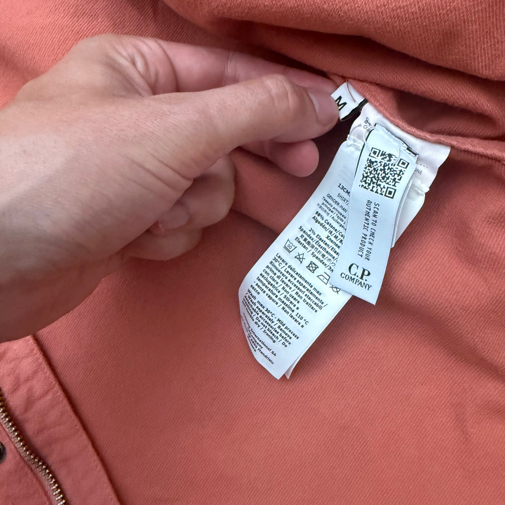 CP Company Zipped suede lens overshirt - M