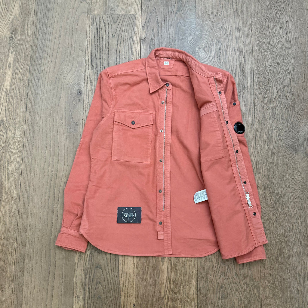 CP Company Zipped suede lens overshirt - M