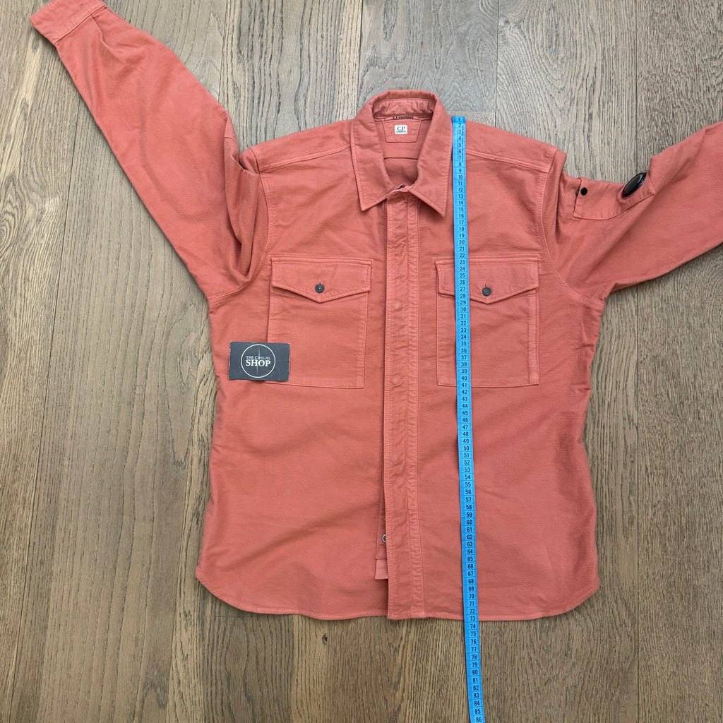 CP Company Zipped suede lens overshirt - M