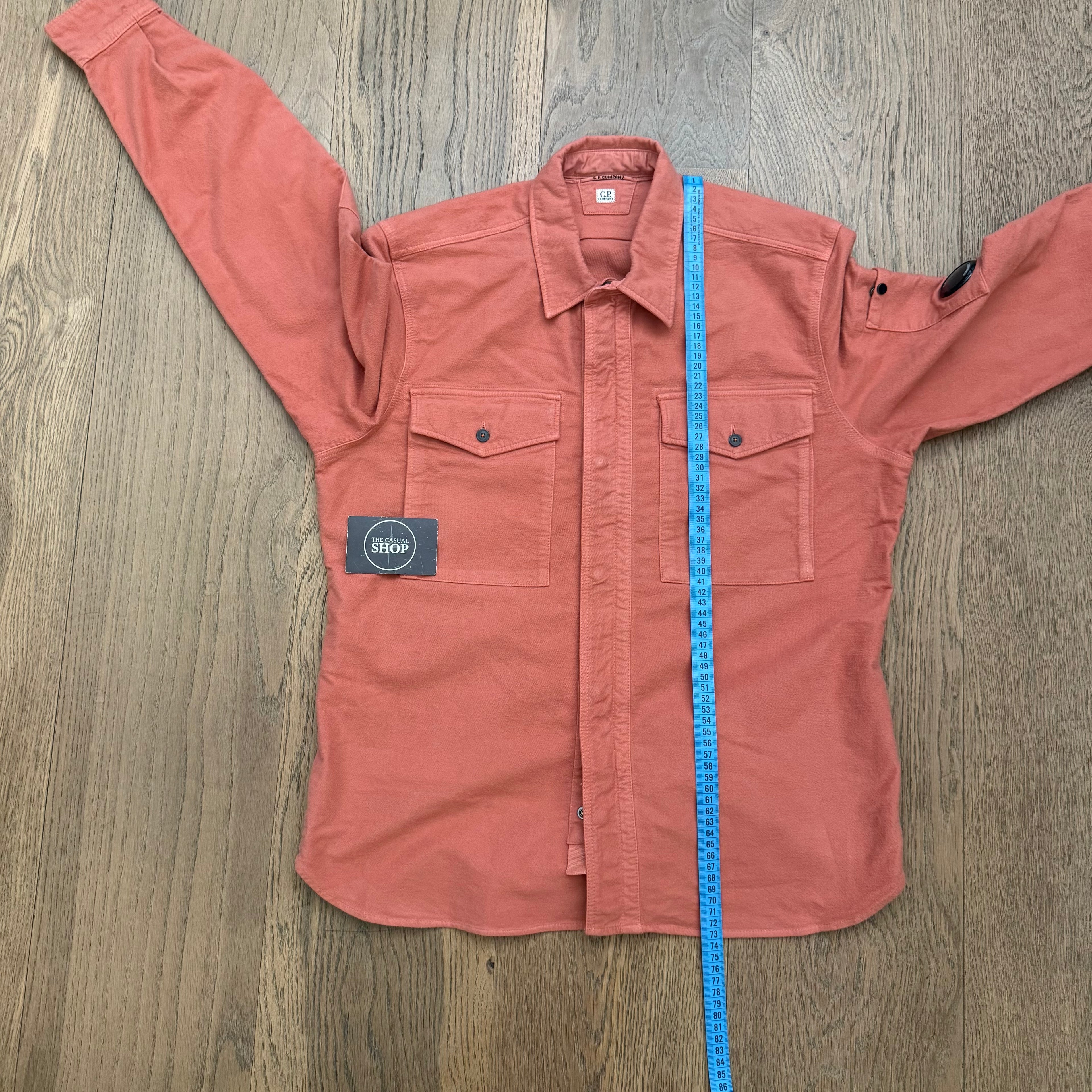 CP Company Zipped suede lens overshirt - M