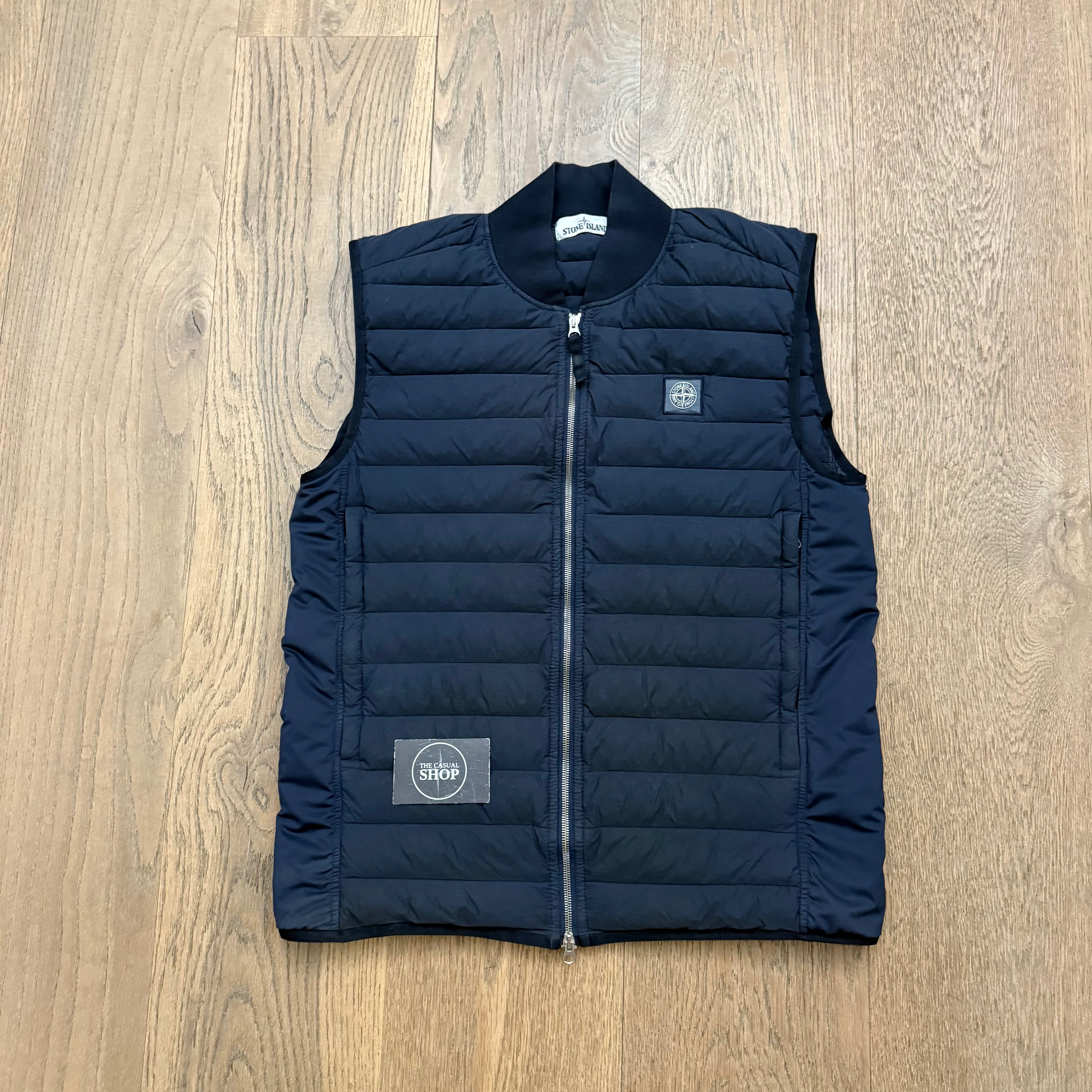 Stone Island Loom woven chambers R-nylon down-tc gilet - L