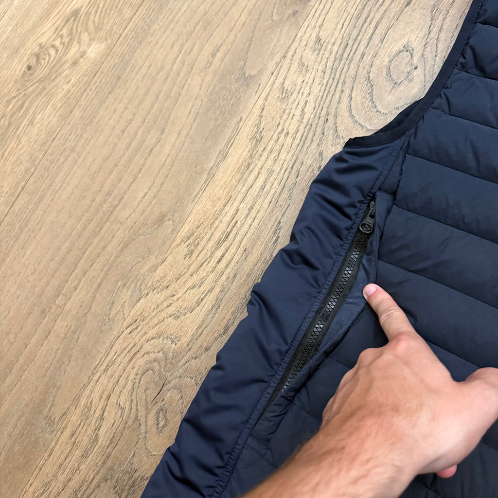 Stone Island Loom woven chambers R-nylon down-tc gilet - L