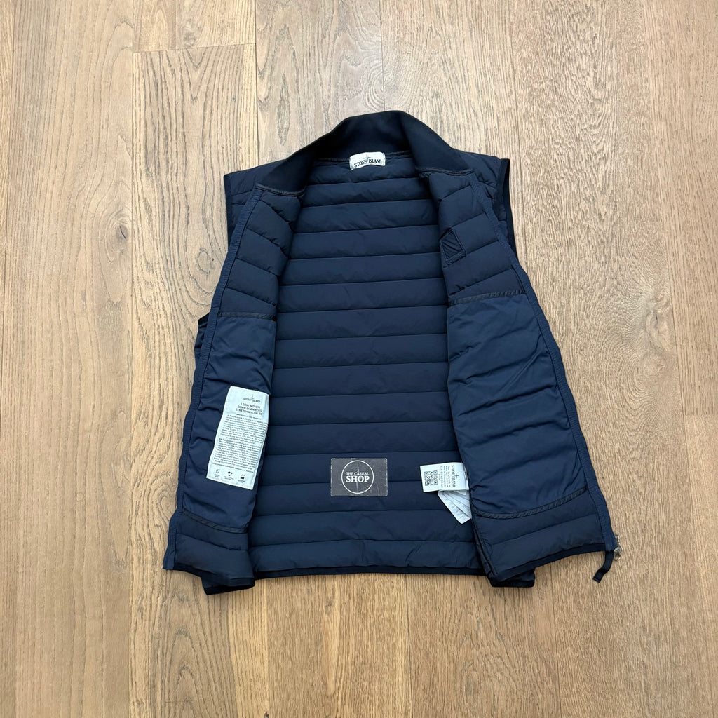 Stone Island Loom woven chambers R-nylon down-tc gilet - L
