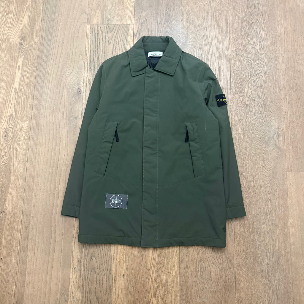Stone Island Soft shell-R primaloft mid length parka - M
