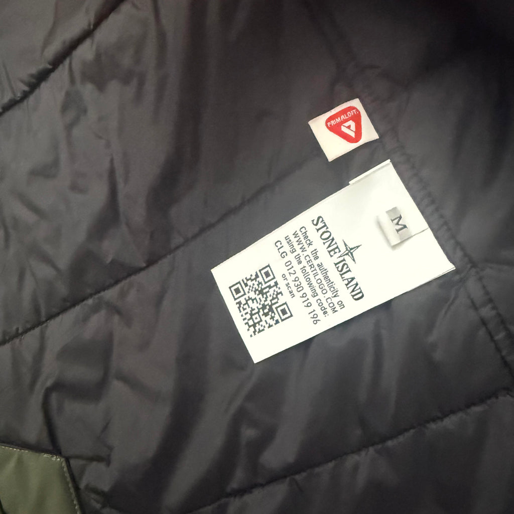 Stone Island Soft shell-R primaloft mid length parka - M