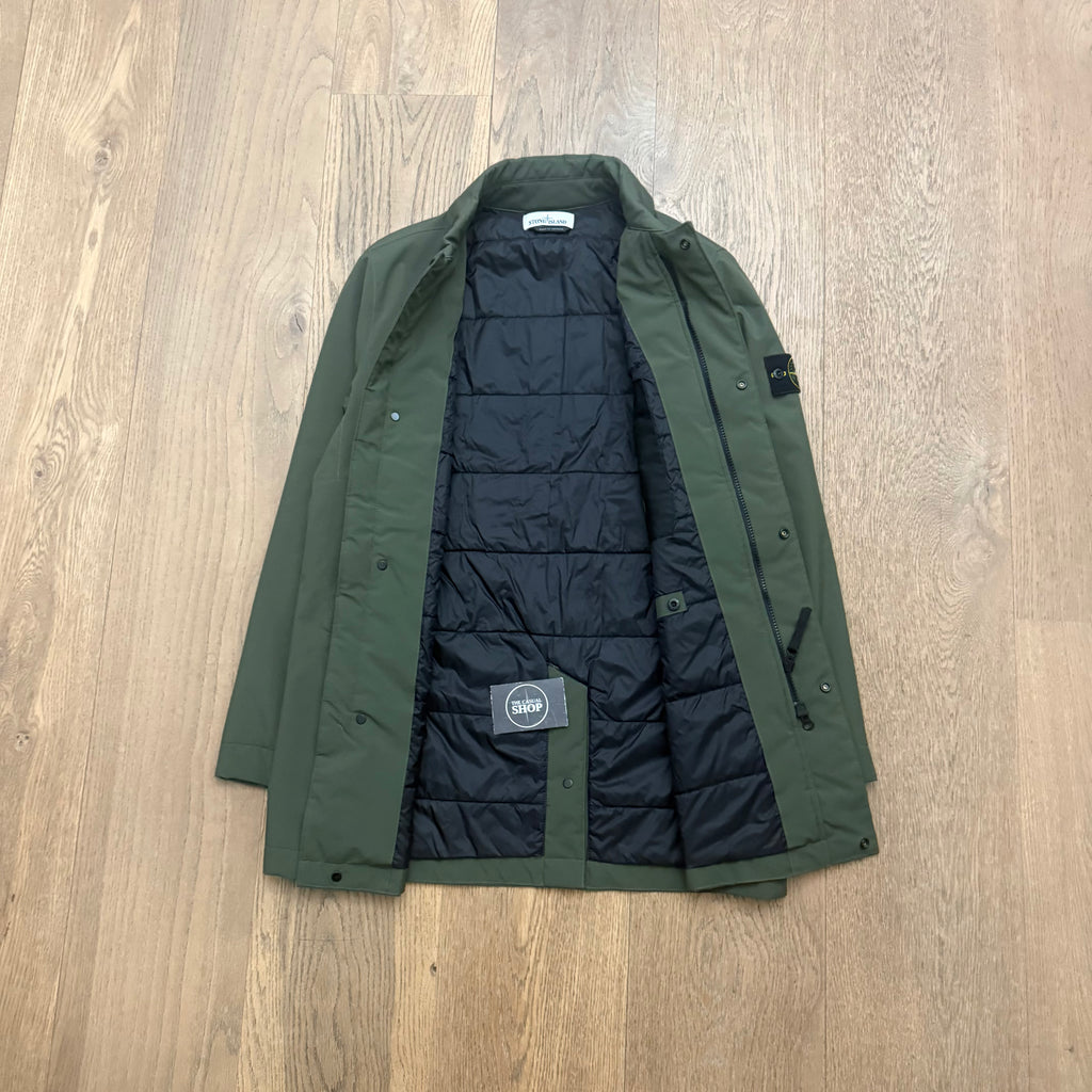 Stone Island Soft shell-R primaloft mid length parka - M