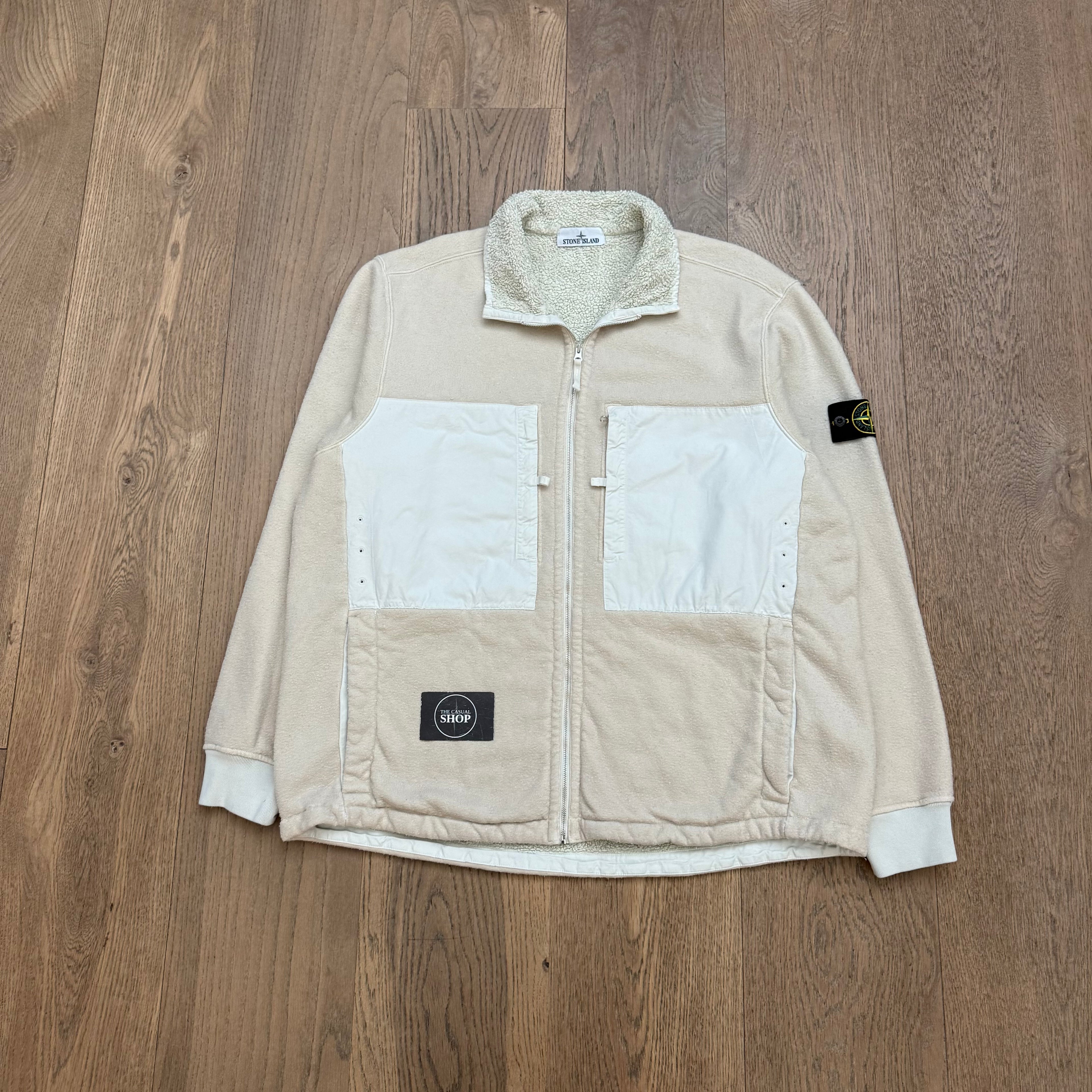 Stone Island Zipped wool lining sweat - 3XL