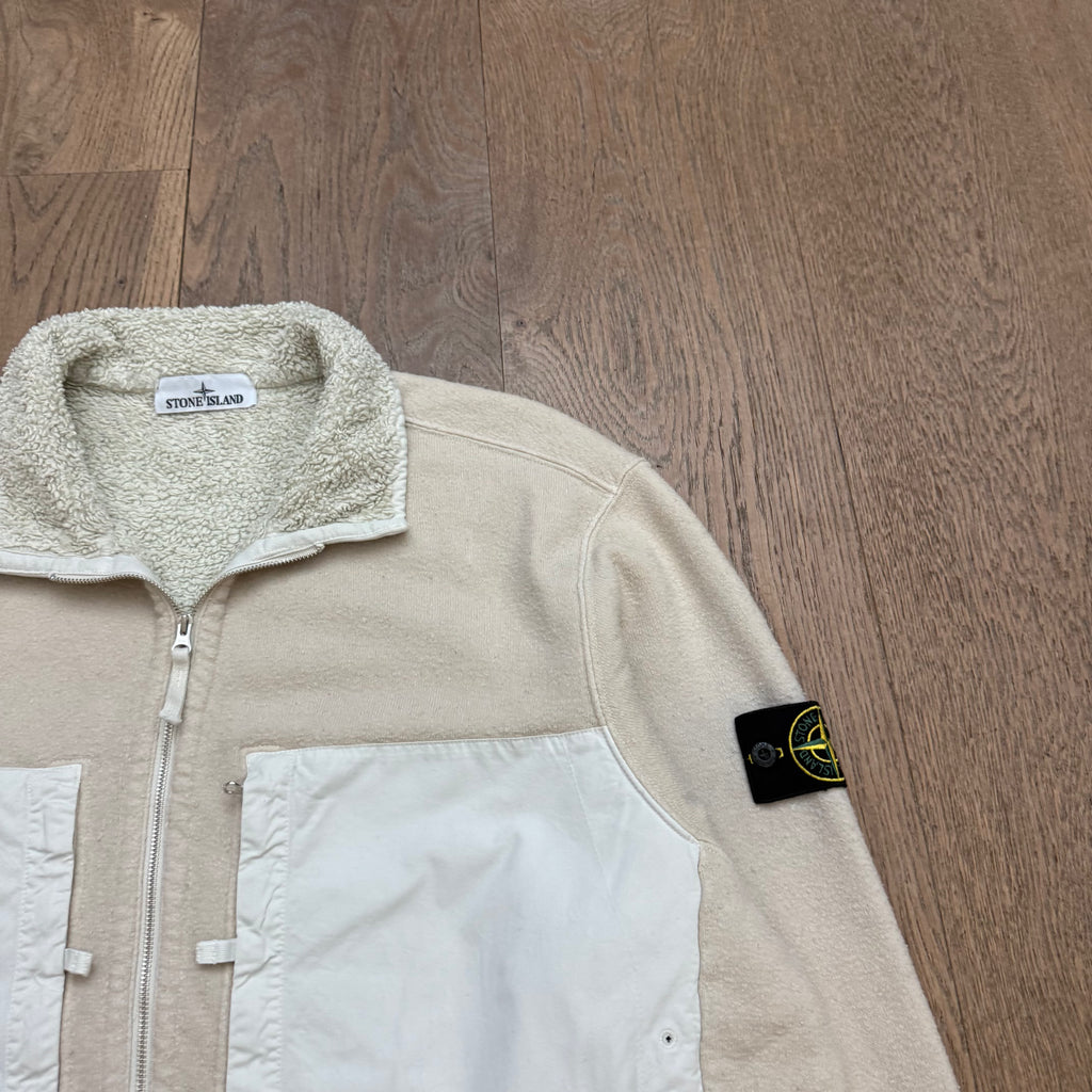 Stone Island Zipped wool lining sweat - 3XL