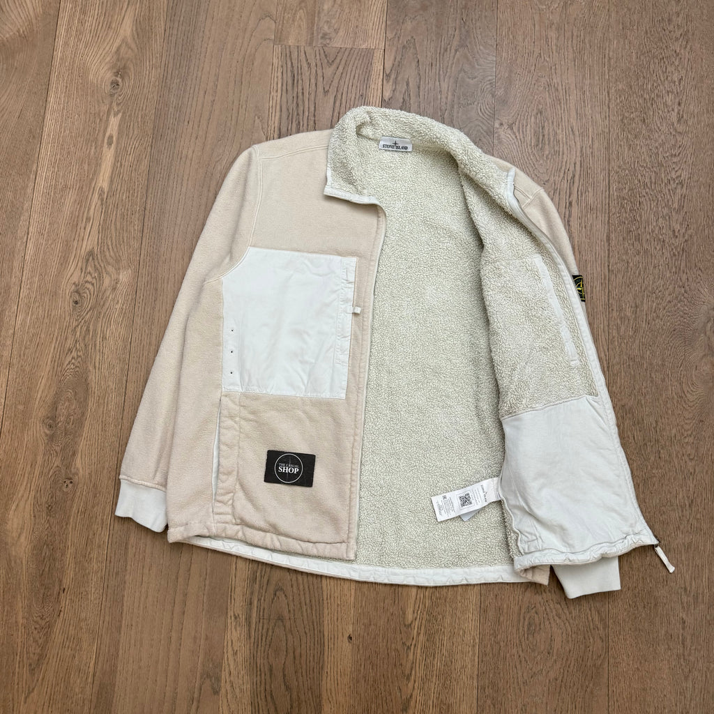 Stone Island Zipped wool lining sweat - 3XL
