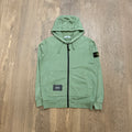 Stone Island Zipped hooded sweat - L