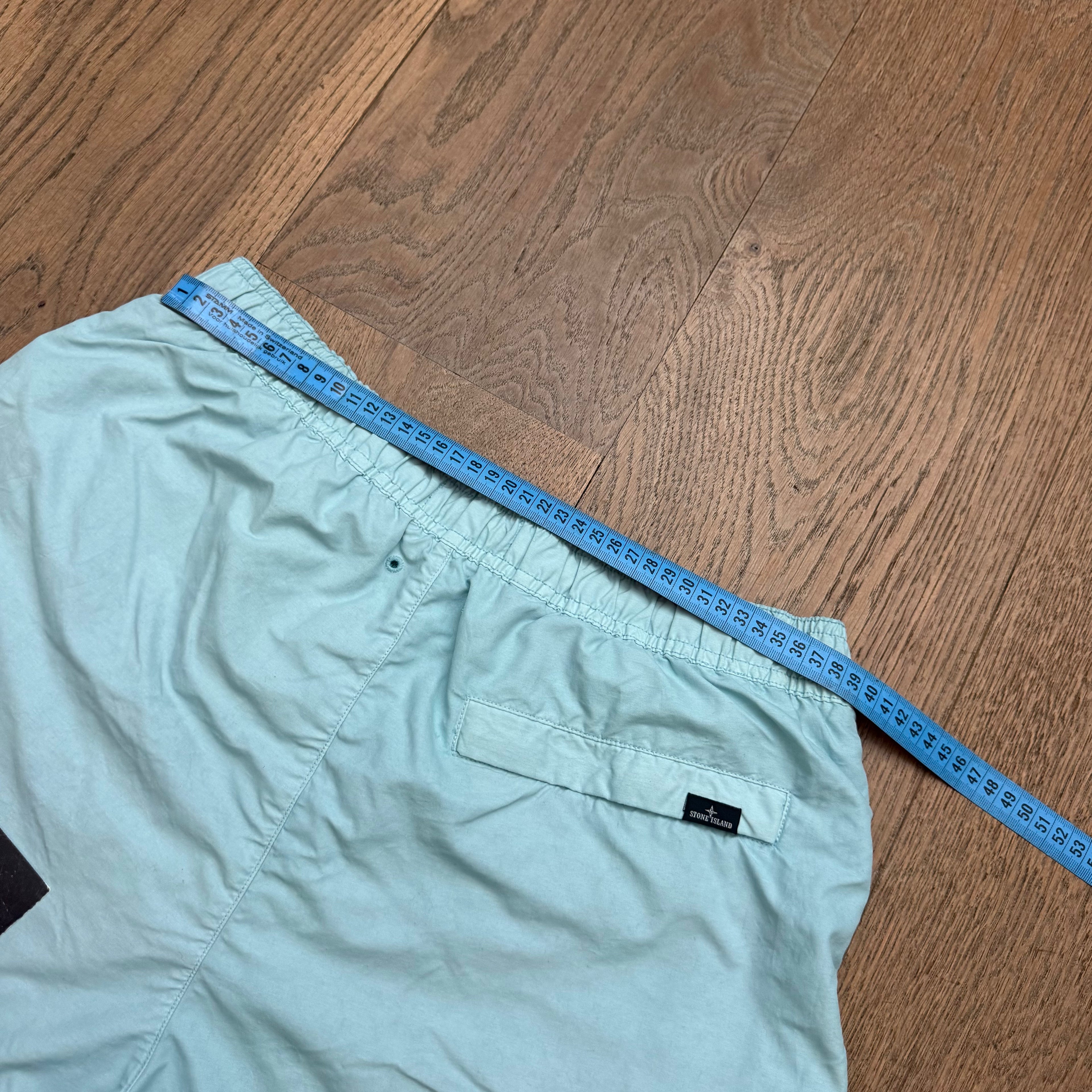 Stone Island Nylon embroidered swim short - M