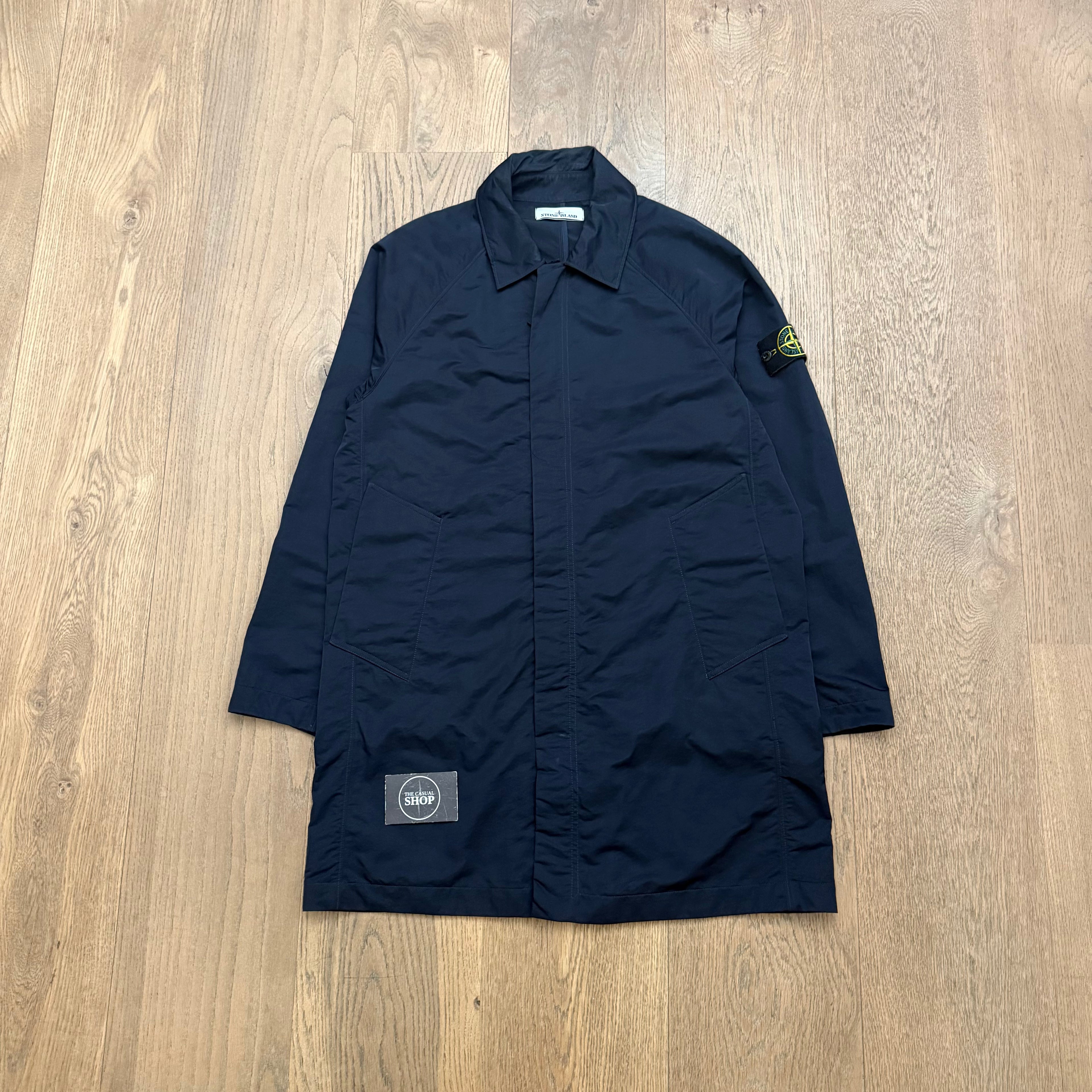 Stone Island Hyper dense nylon raso parka jacket - S fits M