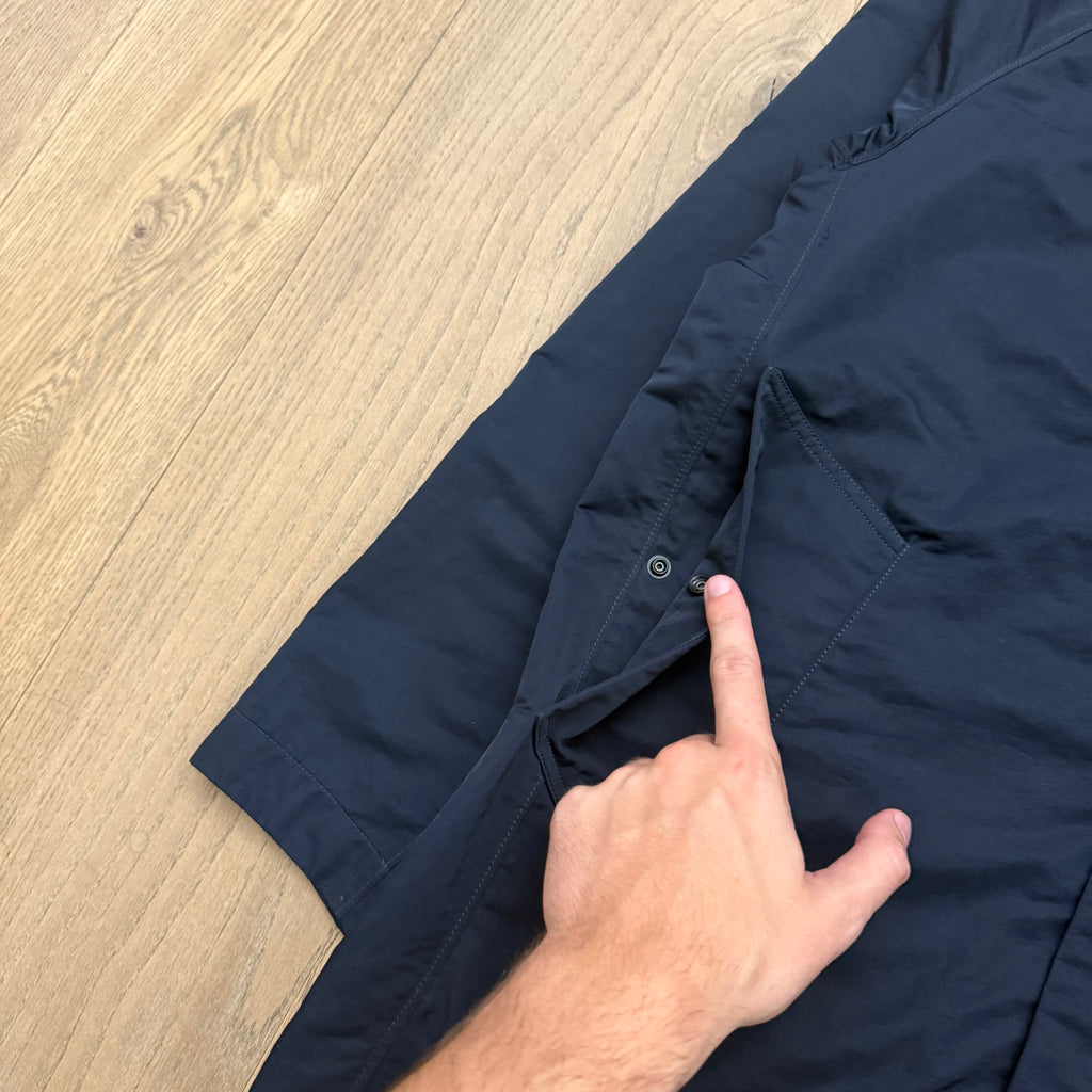 Stone Island Hyper dense nylon raso parka jacket - S fits M