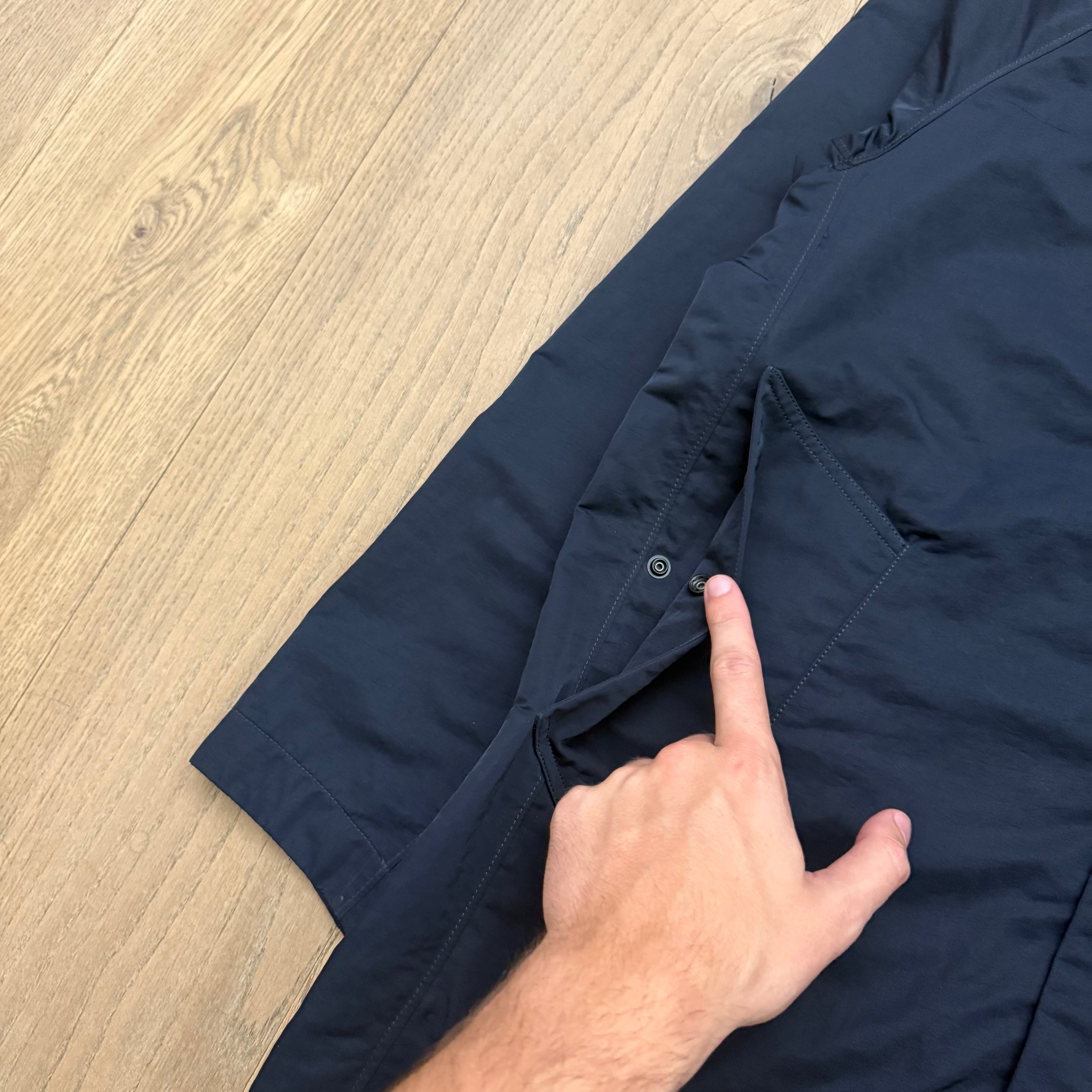 Stone Island Hyper dense nylon raso parka jacket - S fits M