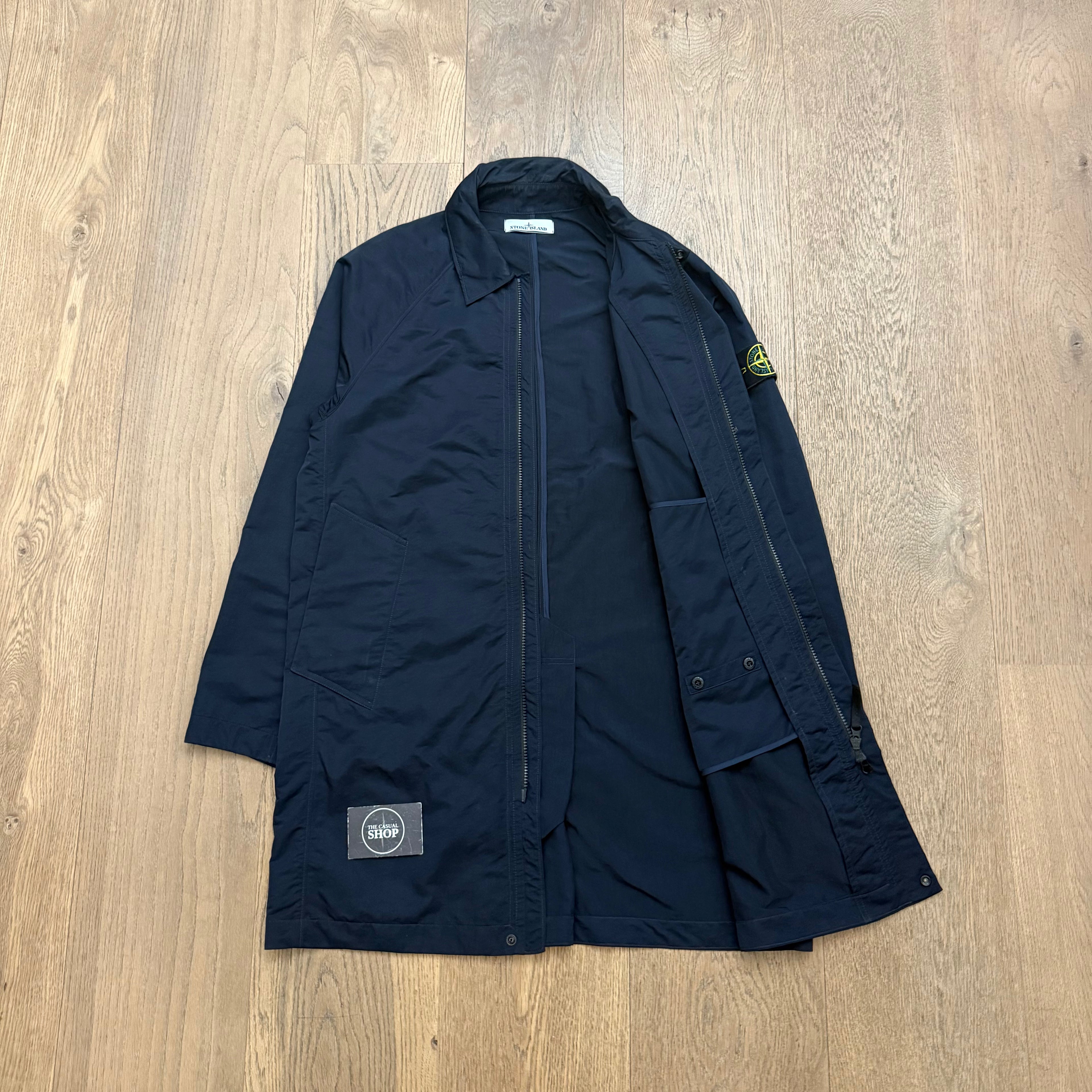 Stone Island Hyper dense nylon raso parka jacket - S fits M