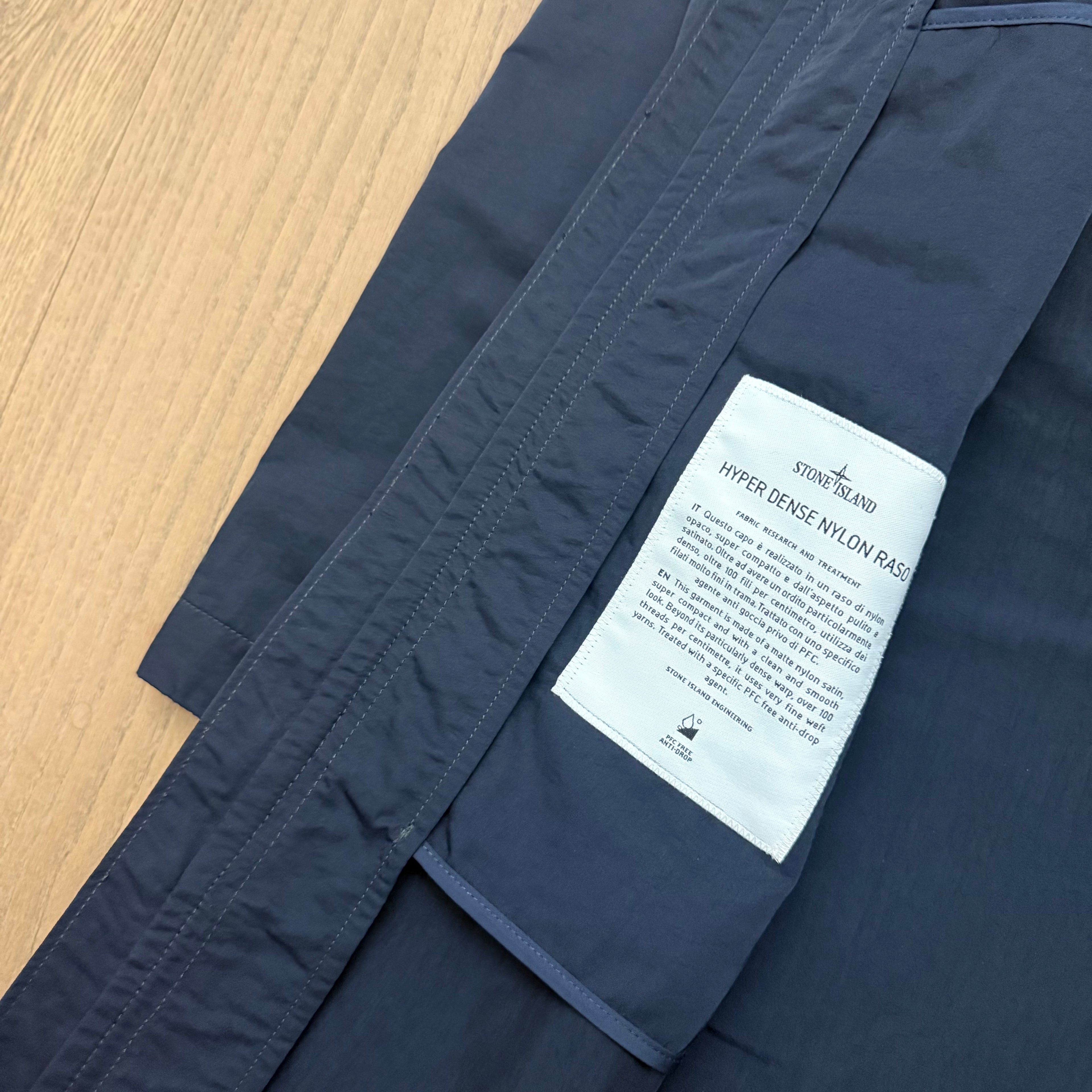 Stone Island Hyper dense nylon raso parka jacket - S fits M