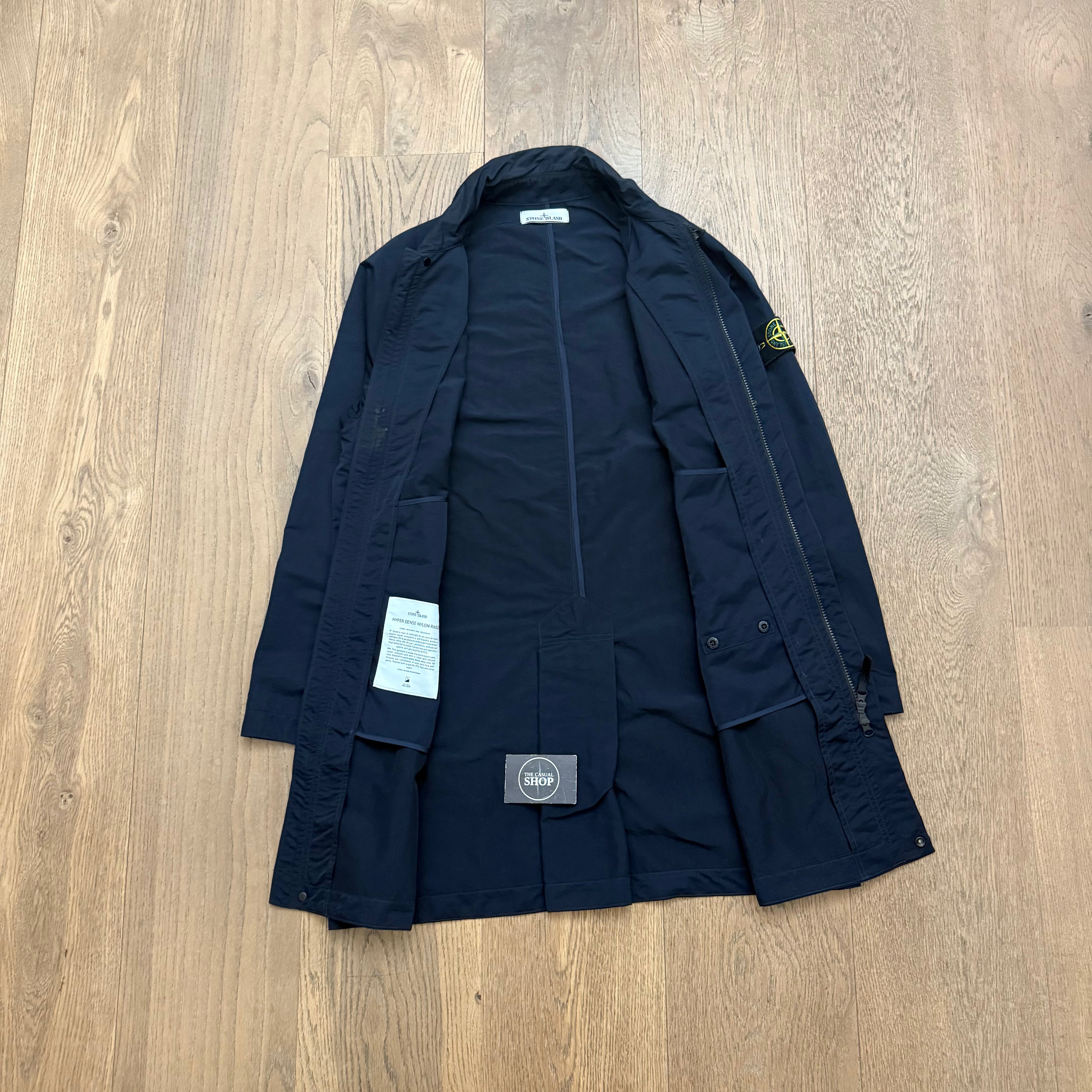 Stone Island Hyper dense nylon raso parka jacket - S fits M