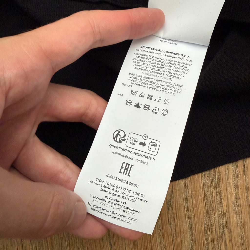 Stone Island wool ghost knitwear - M