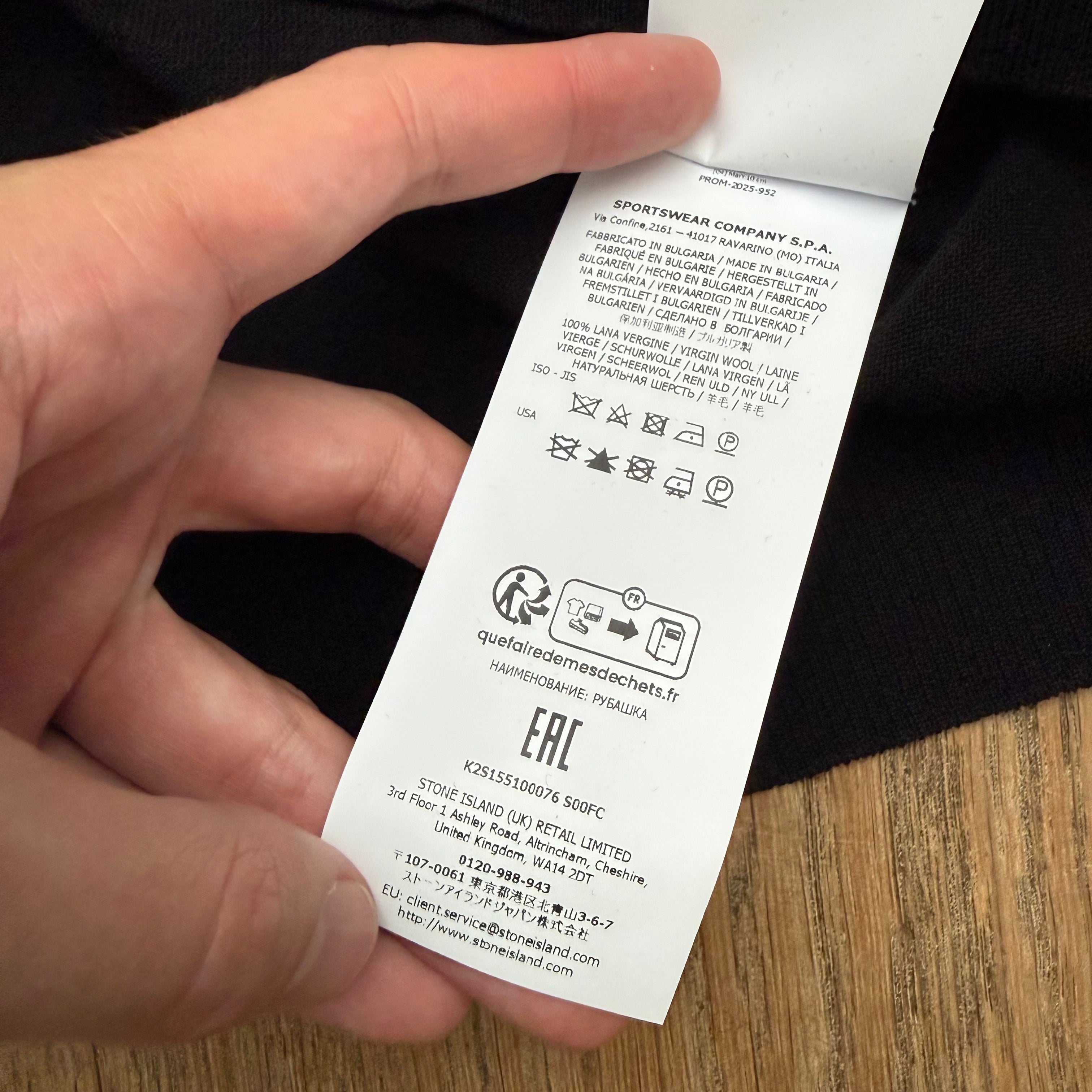 Stone Island wool ghost knitwear - M