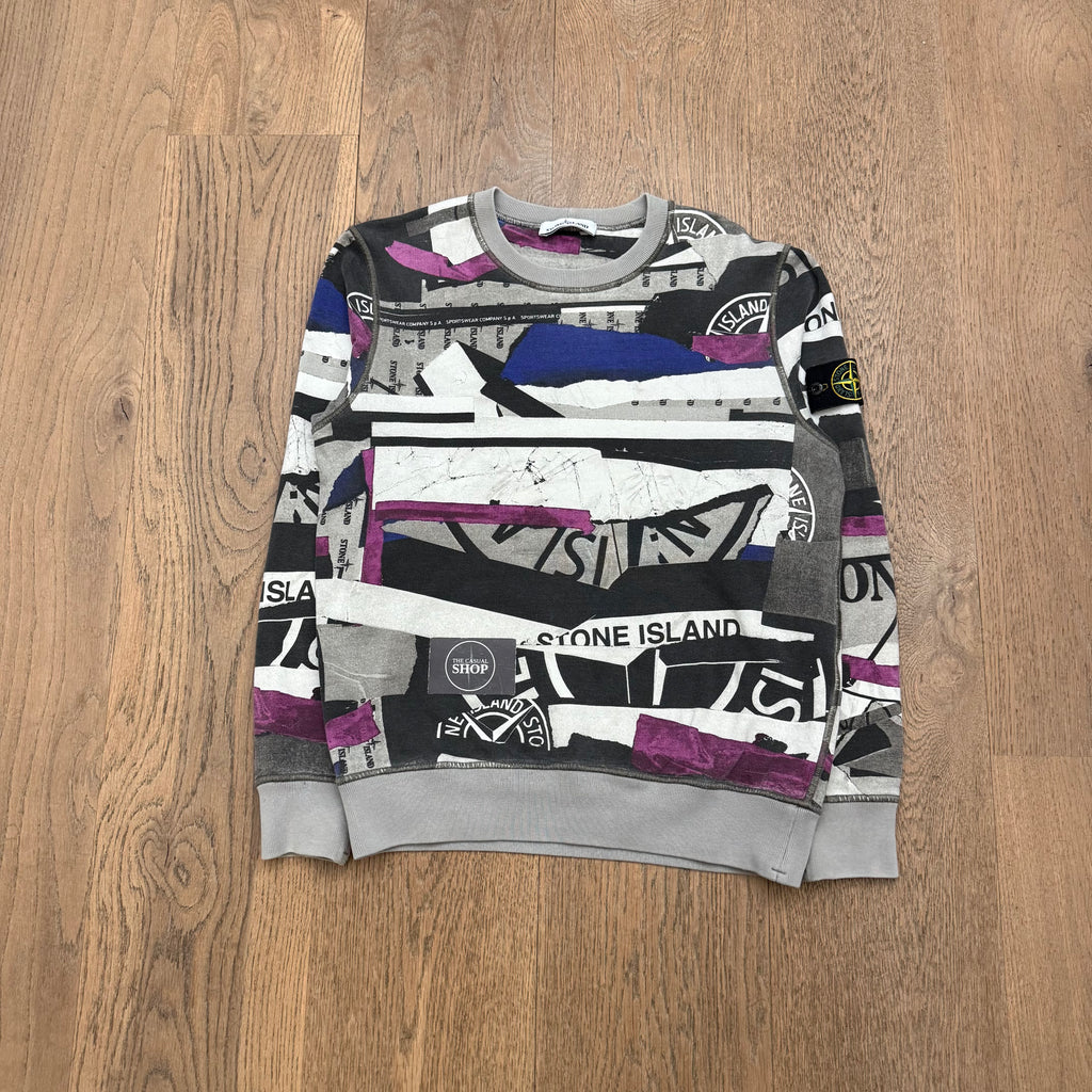 Stone Island printed graphic sweater - S