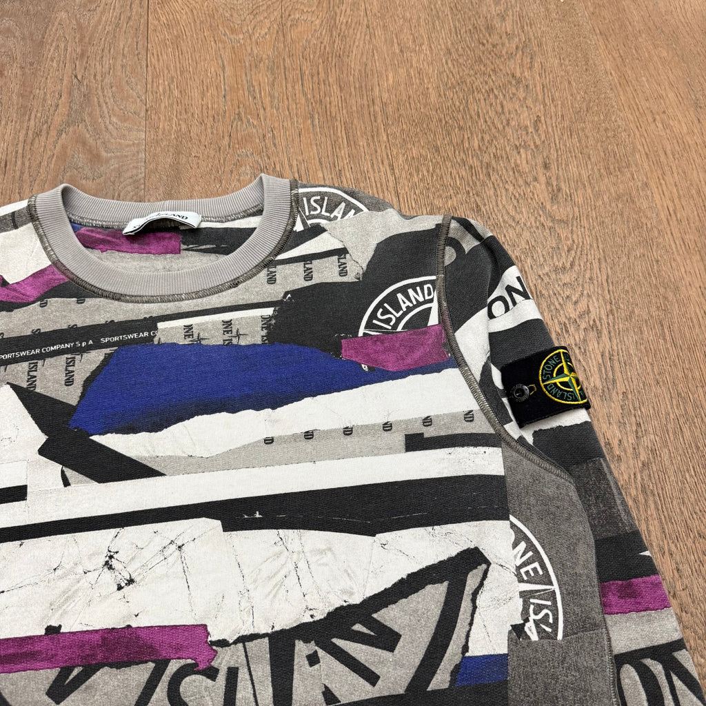 Stone Island printed graphic sweater - S