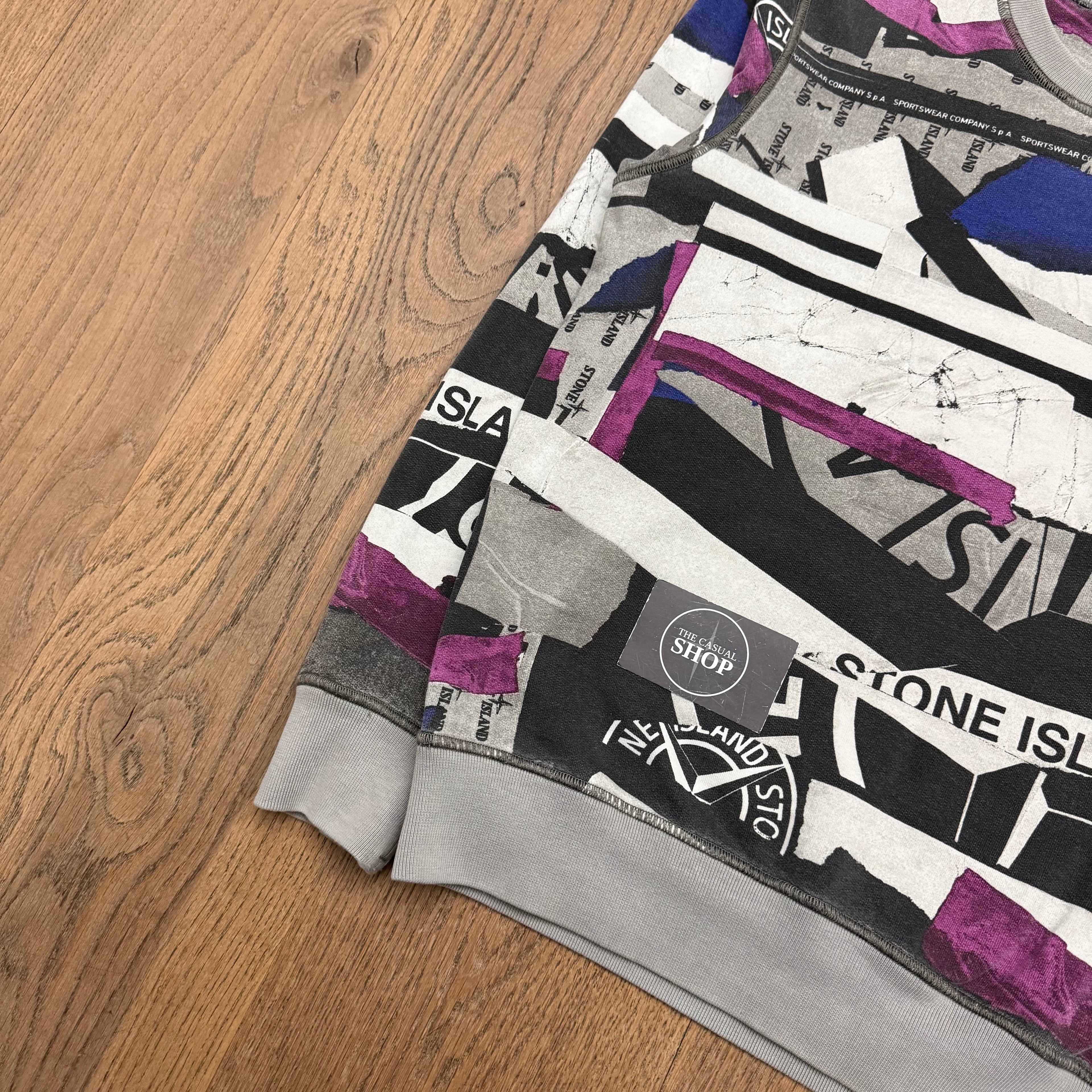 Stone Island printed graphic sweater - S