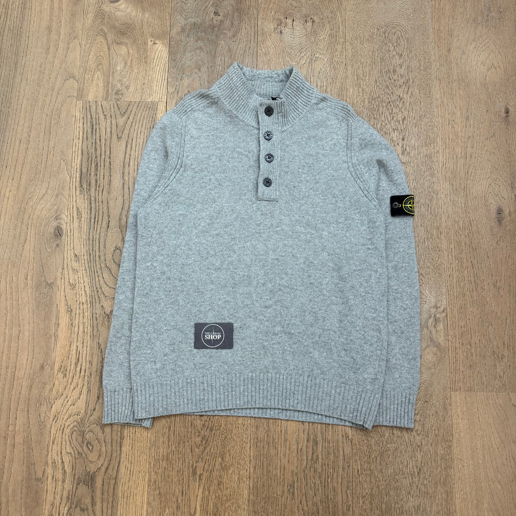Stone Island 1/4 zipped wool sweat - XL